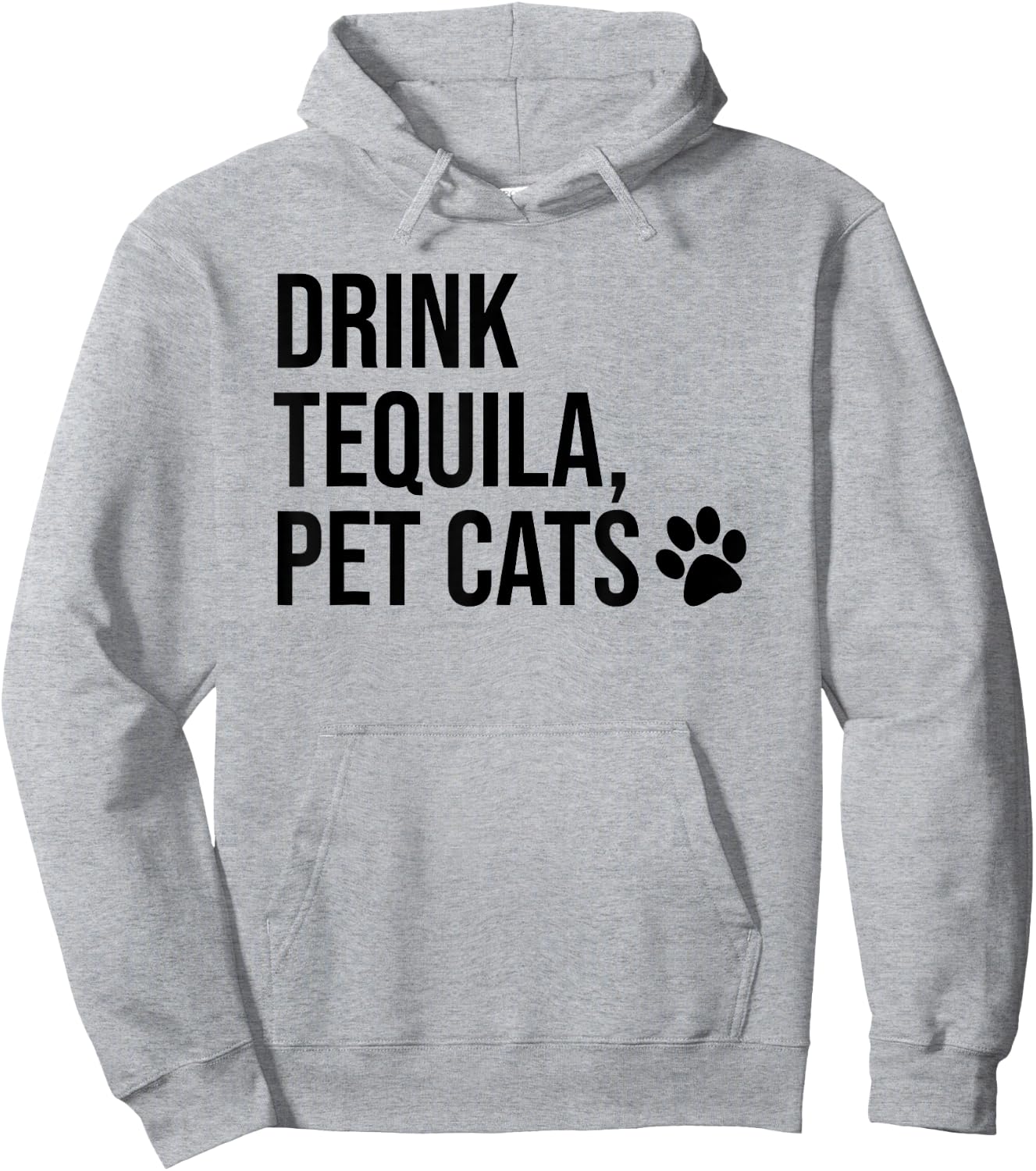 Drink Tequila Pet Cats Shirts,Drink Tequila and Pet Cats Hoodie - Hoodie | Ash