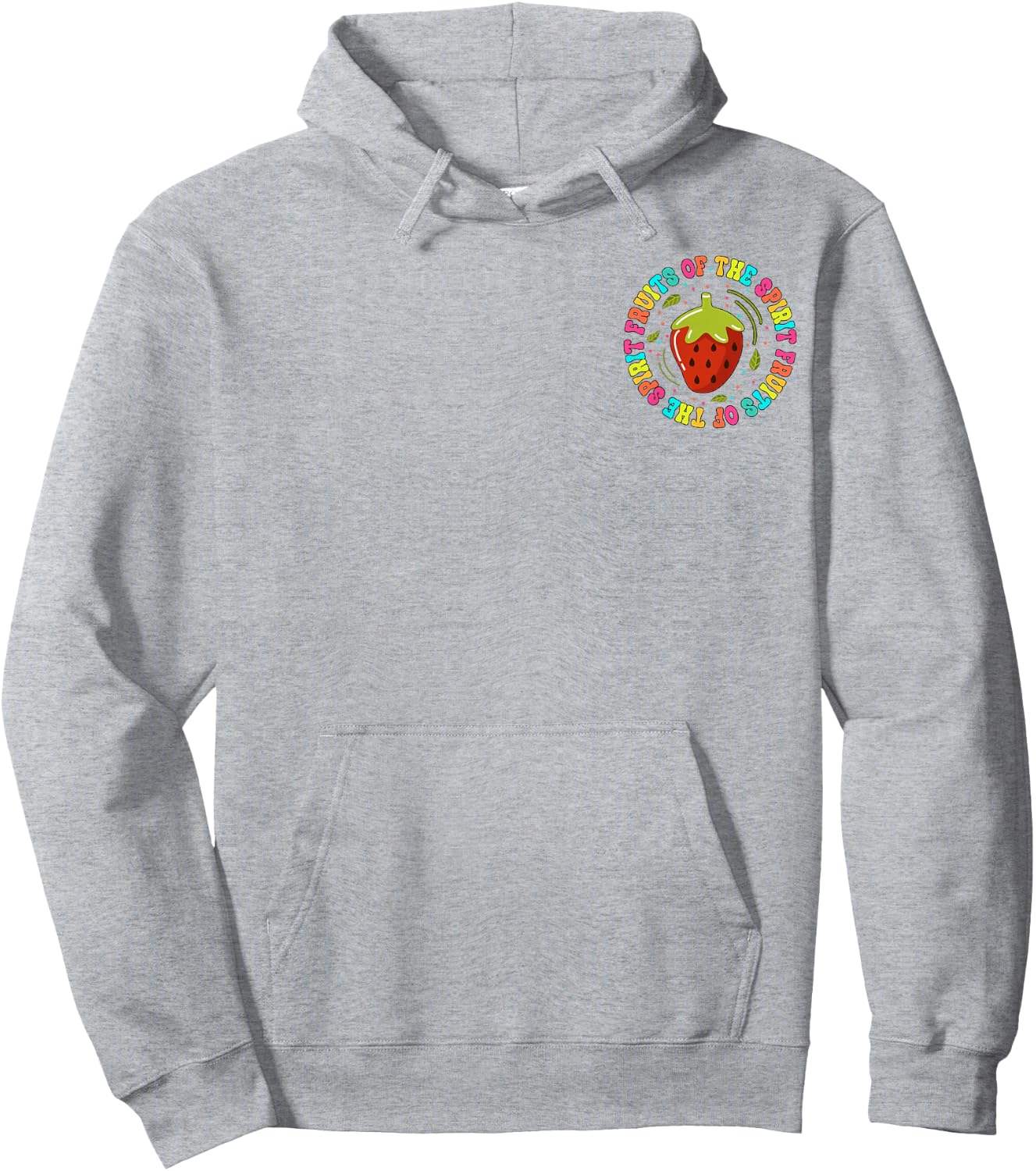 Fruits Of The Spirit, Funny Christian Summer, Front And Back Women Hoodie - Hoodie | Ash
