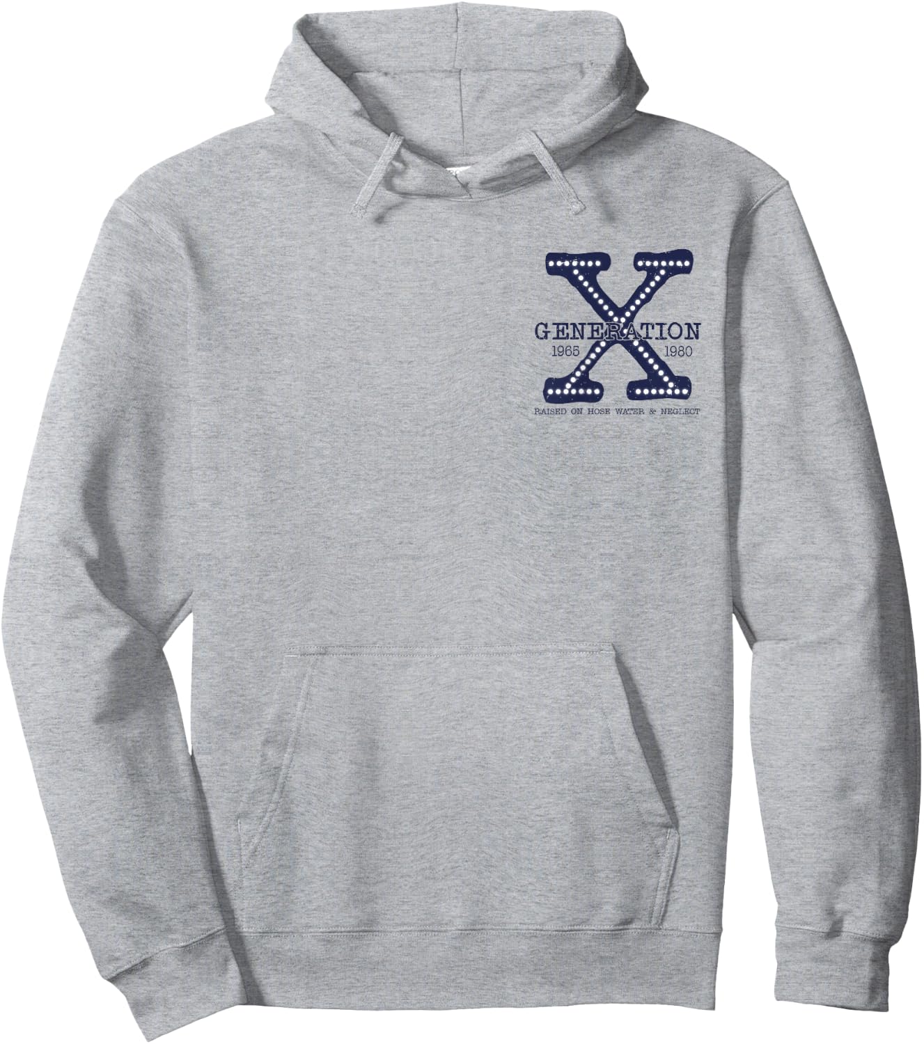 Generation X The True Fafo Pocket Print Funny Gen X Hoodie - Hoodie | Ash