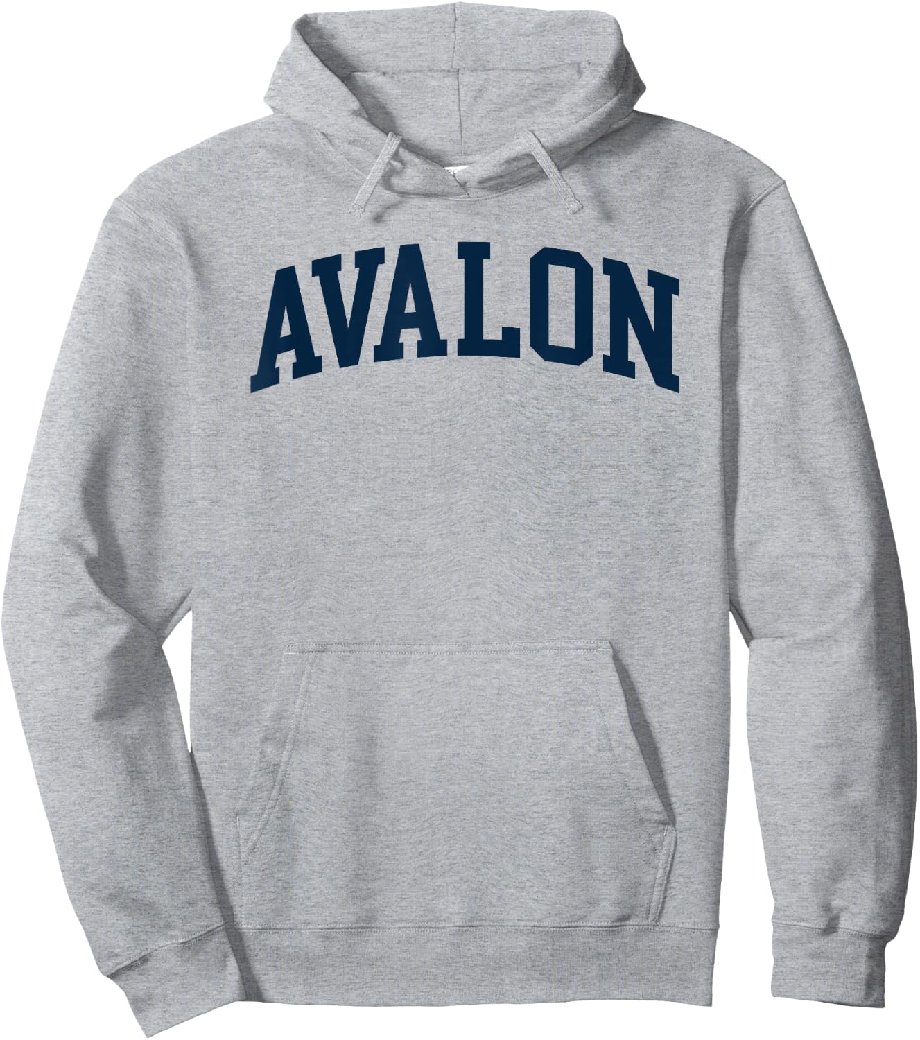Avalon New Jersey Retro Preppy Throwback Hoodie - Hoodie | Ash