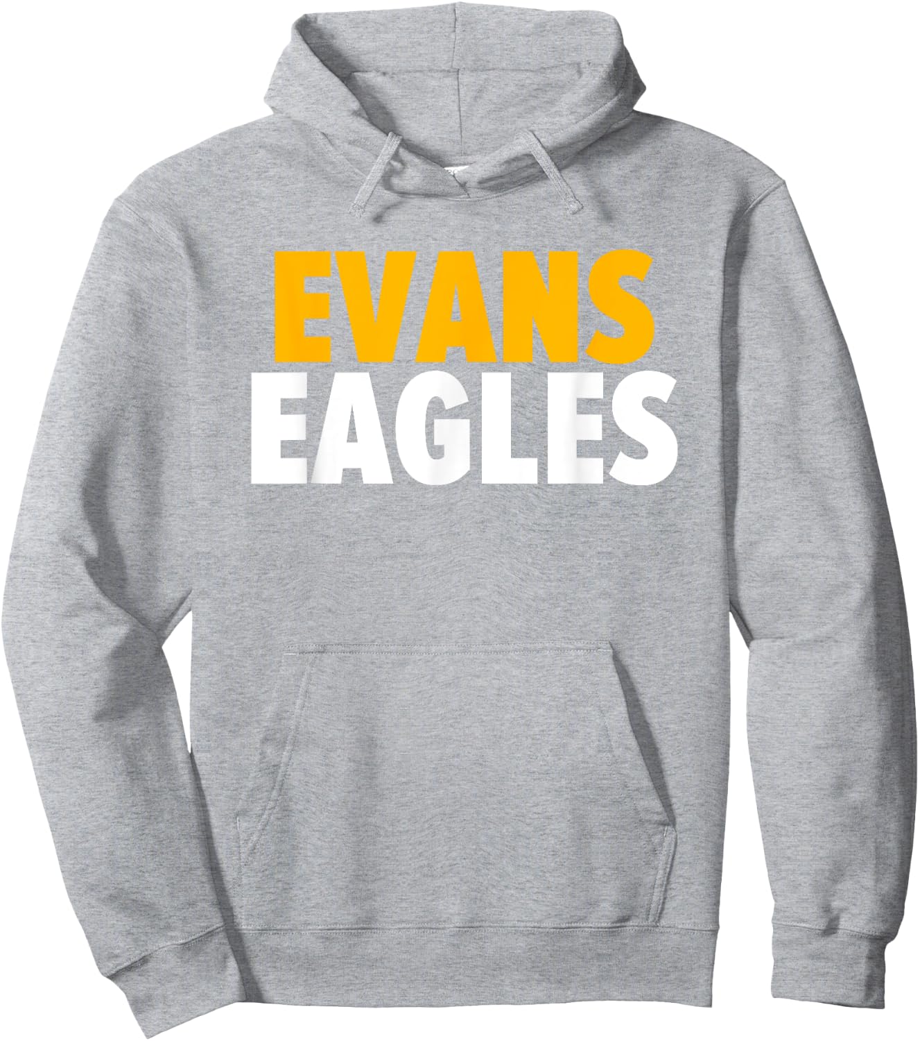 Evans Eagles Bold Hoodie - Hoodie | Ash