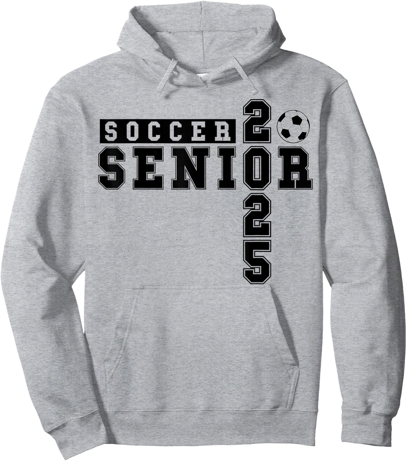 Soccer Senior Night Soccer Senior 2025 Graduation 26 Hoodie - Hoodie | Ash