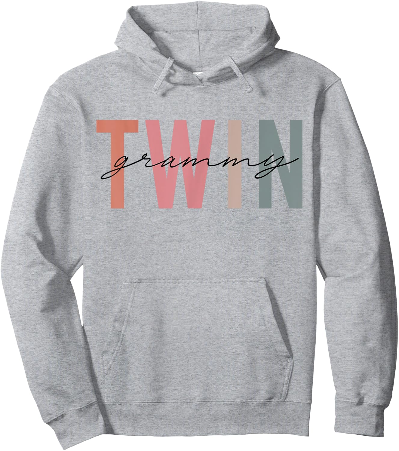 Cute Twin Grammy Grandma Hoodie - Hoodie | Ash