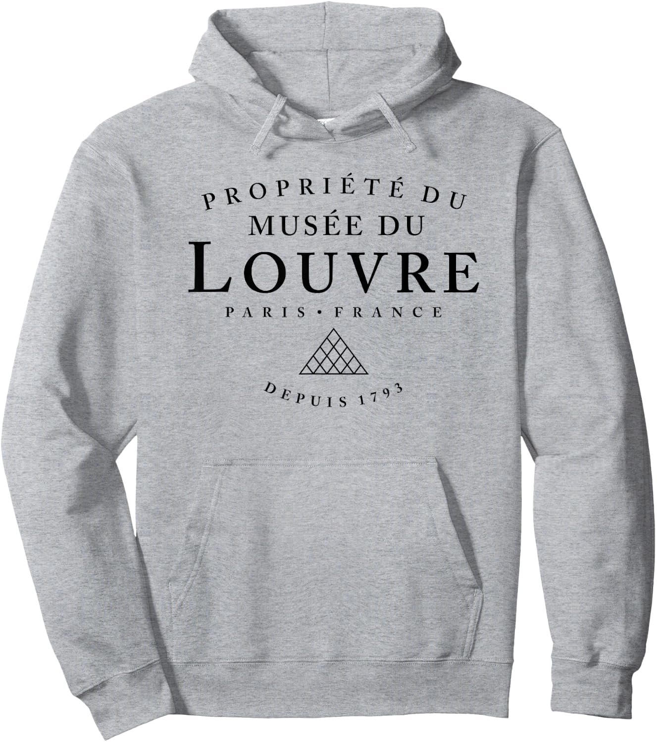 Property of Louvre Museum Since 1793 Hoodie - Hoodie | Ash