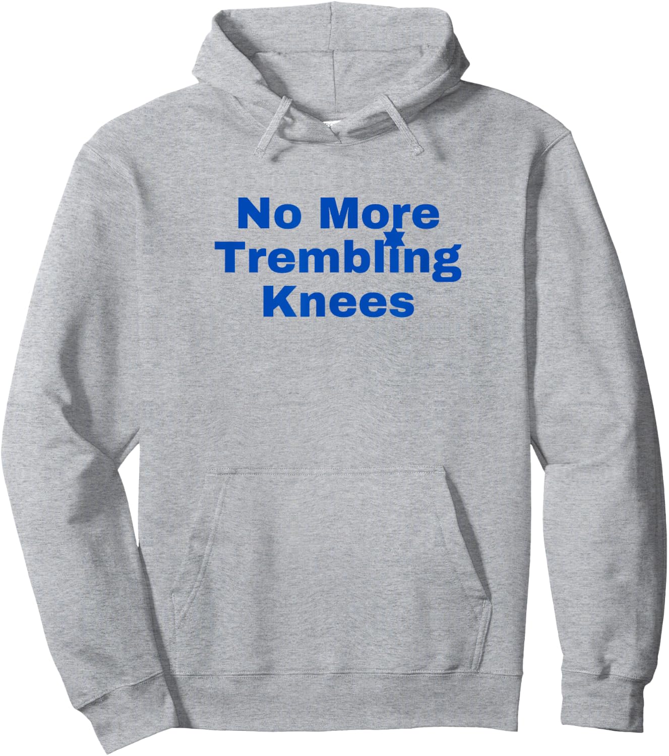 Jewish No More Trembling Knees Hoodie - Hoodie | Ash