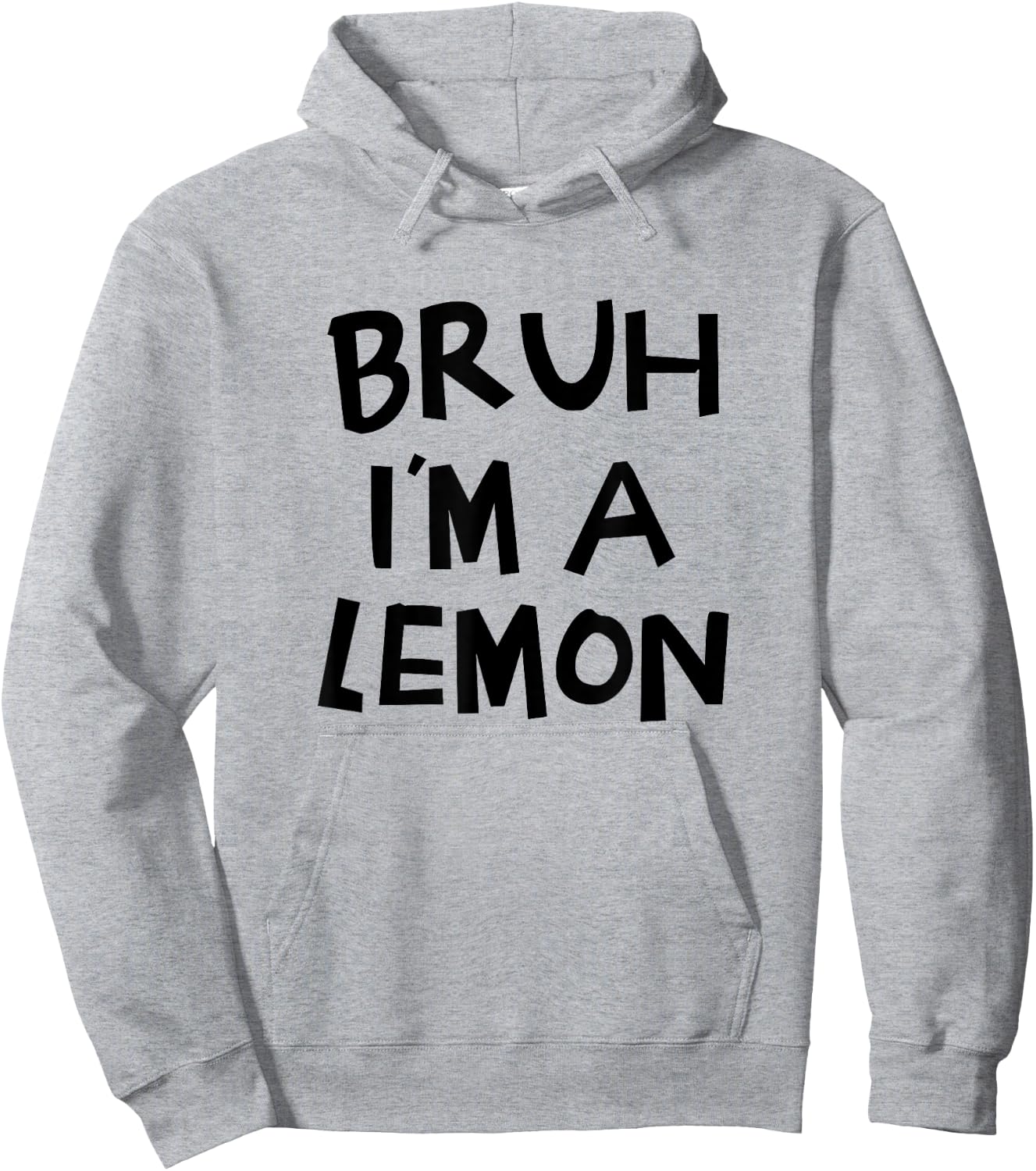Bruh I'm A Lemon Funny Halloween Costume Men Women Boy Girl Hoodie - Hoodie | Ash