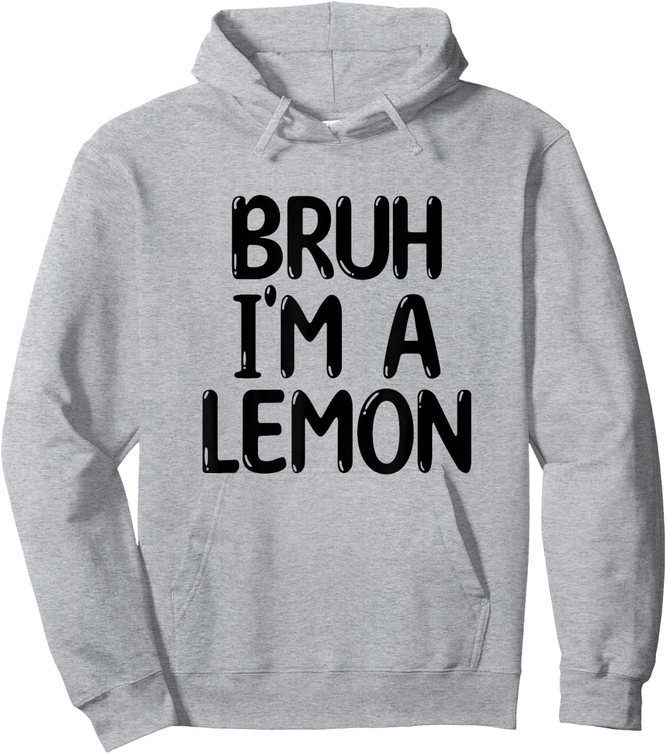 Bruh I'm A Lemon Funny Halloween Costume Men Women Boy Girl Hoodie - Hoodie | Ash