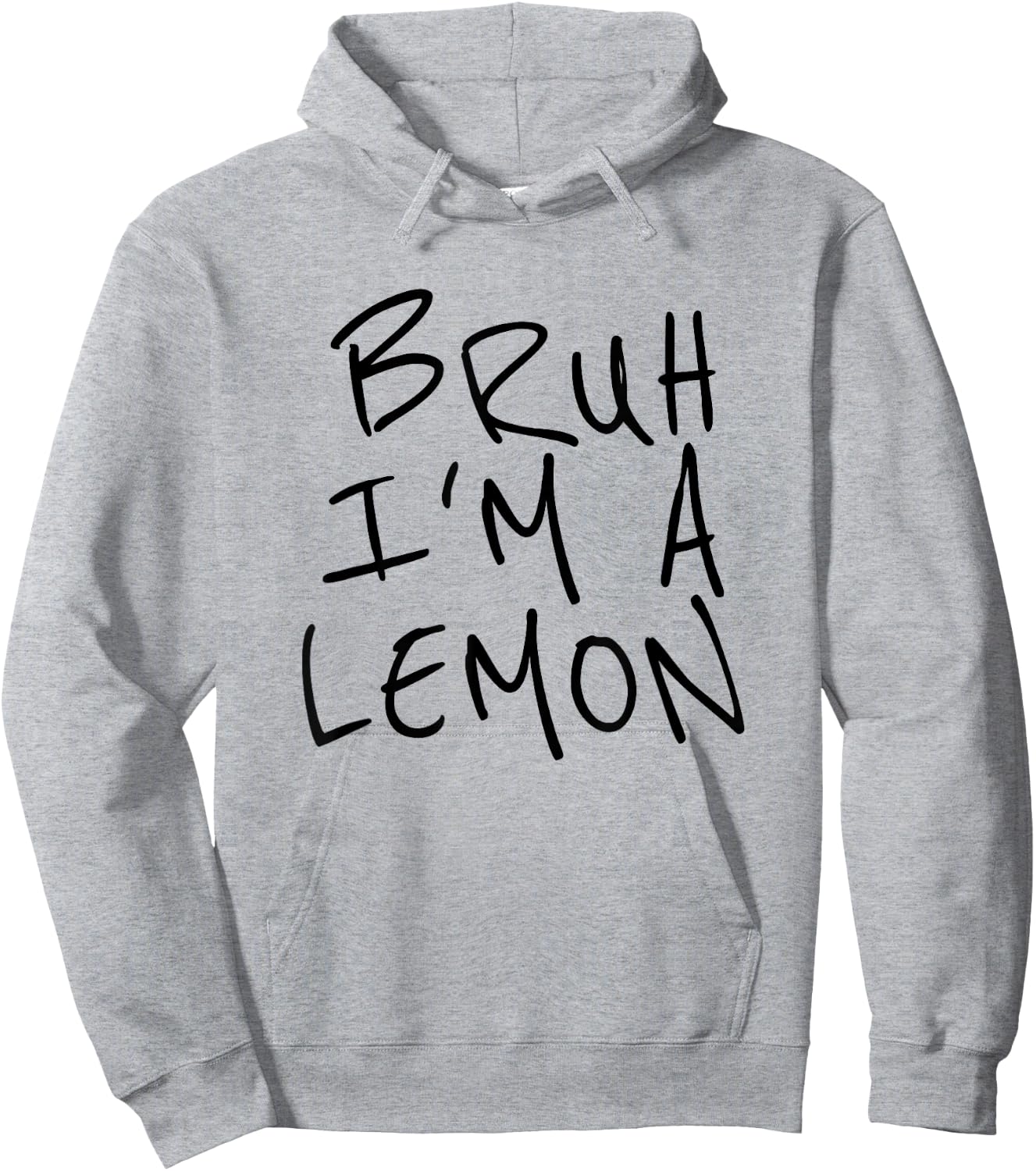 Bruh I'm A Lemon Funny Halloween Costume Men Women Boy Girl Hoodie - Hoodie | Ash
