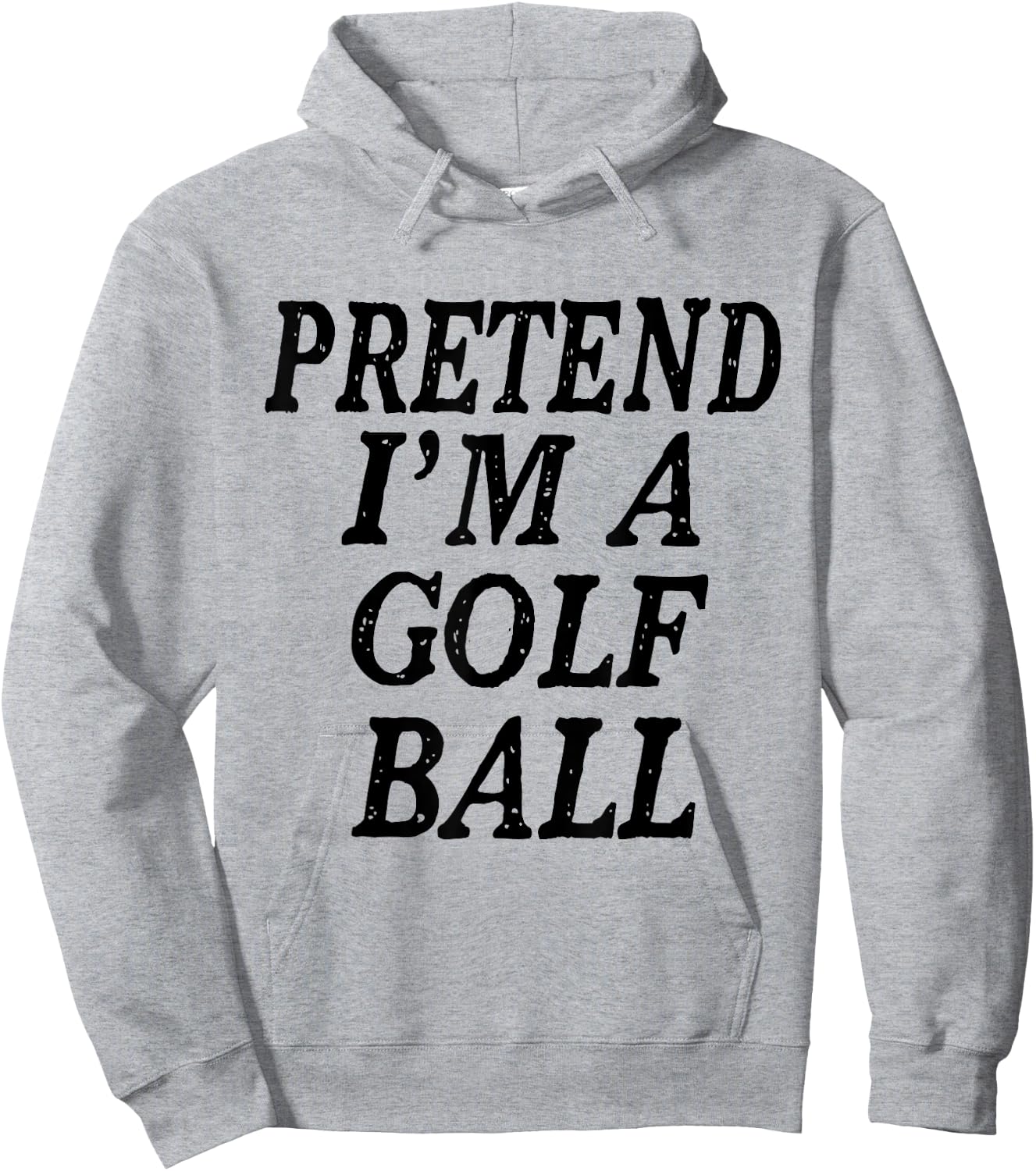 Pretend I'm A Golf Ball Lazy Halloween Costume Hoodie - Hoodie | Ash