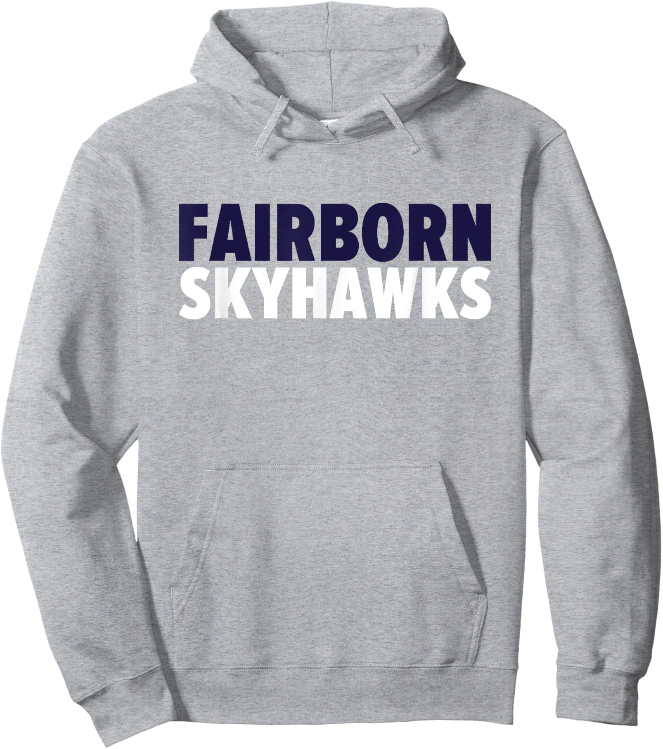 Fairborn Skyhawks Bold Hoodie - Hoodie | Ash