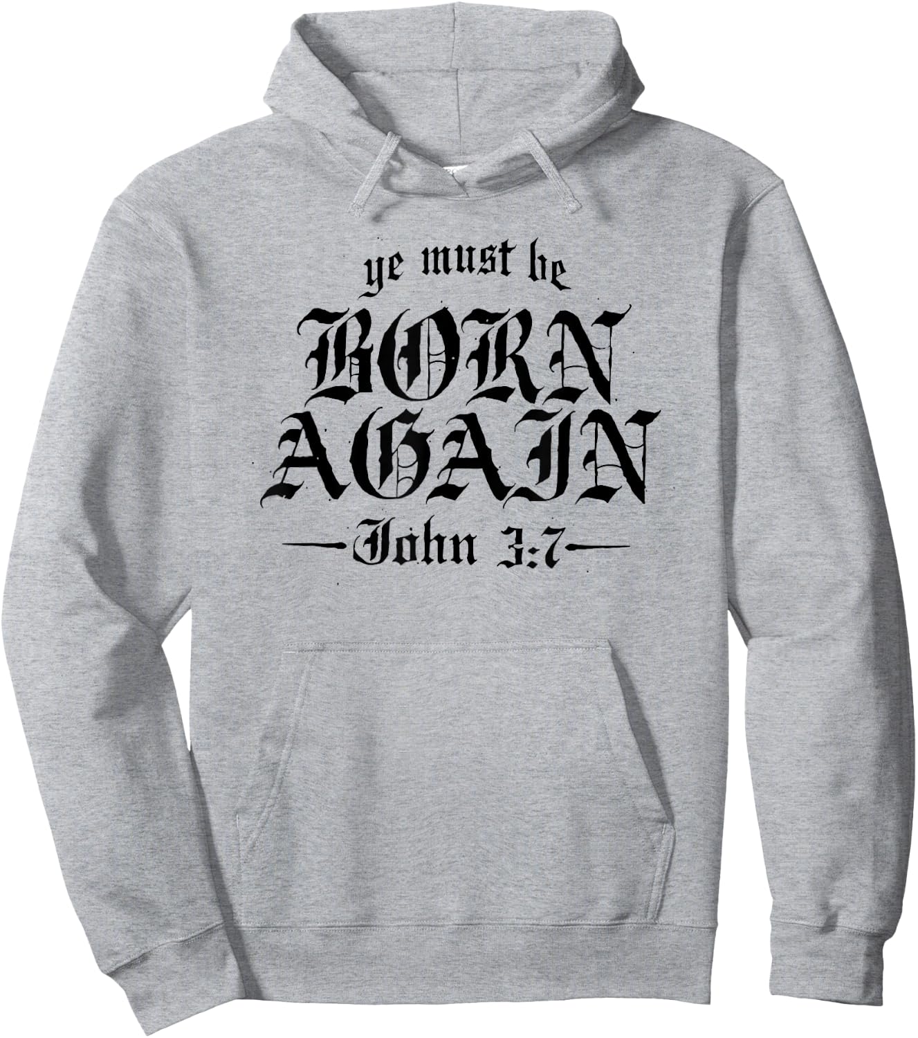 Ye Must Be Born Again Hoodie - Hoodie | Ash