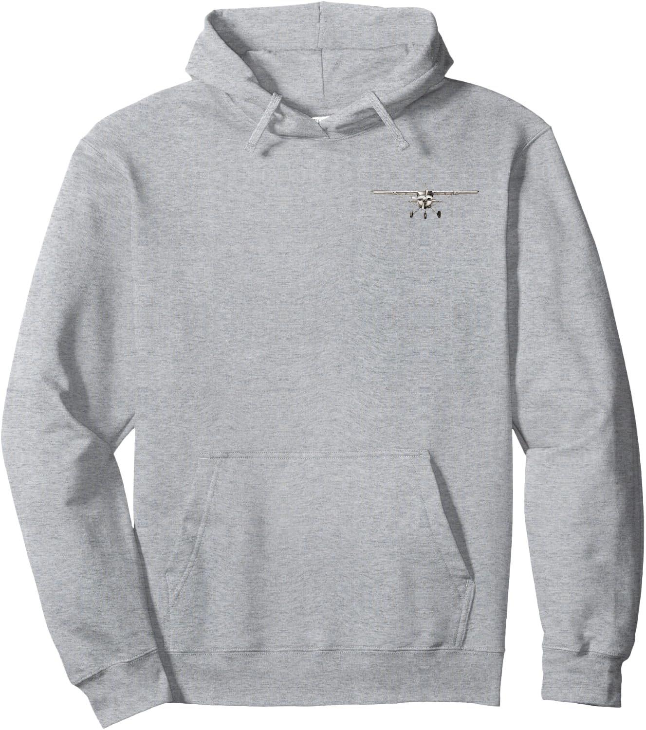 Pilot C172 Flying Airplane Mode On (2-Sided) Hoodie - Hoodie | Ash