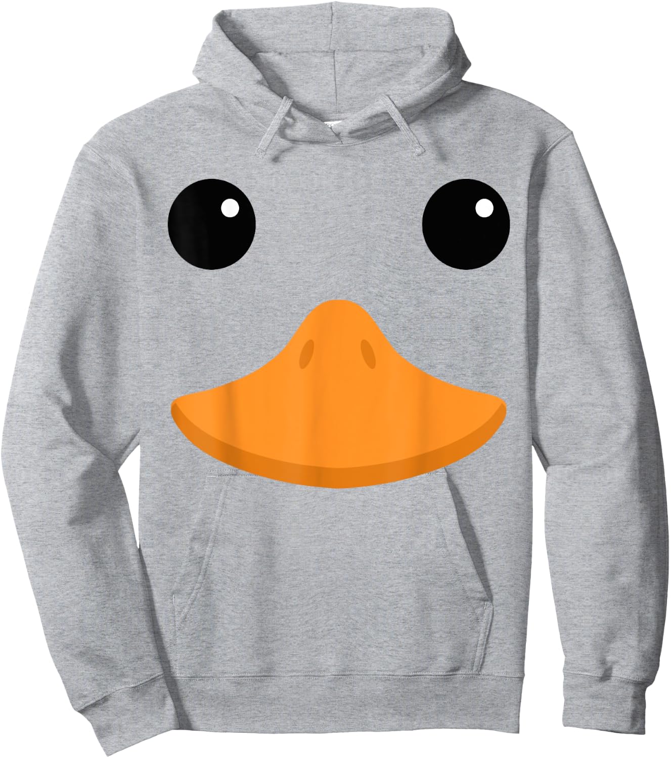 Cute White Duck Face Costume For Kids and Toddlers Hoodie - Hoodie | Ash