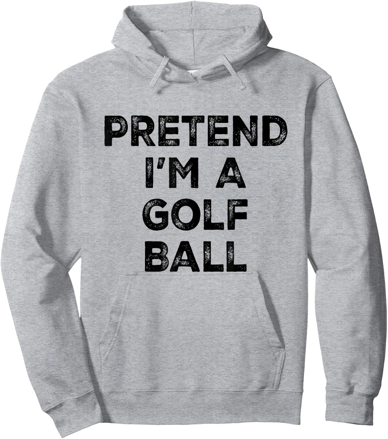 Pretend I'm A Golf Ball Lazy Halloween Costume Hoodie - Hoodie | Ash