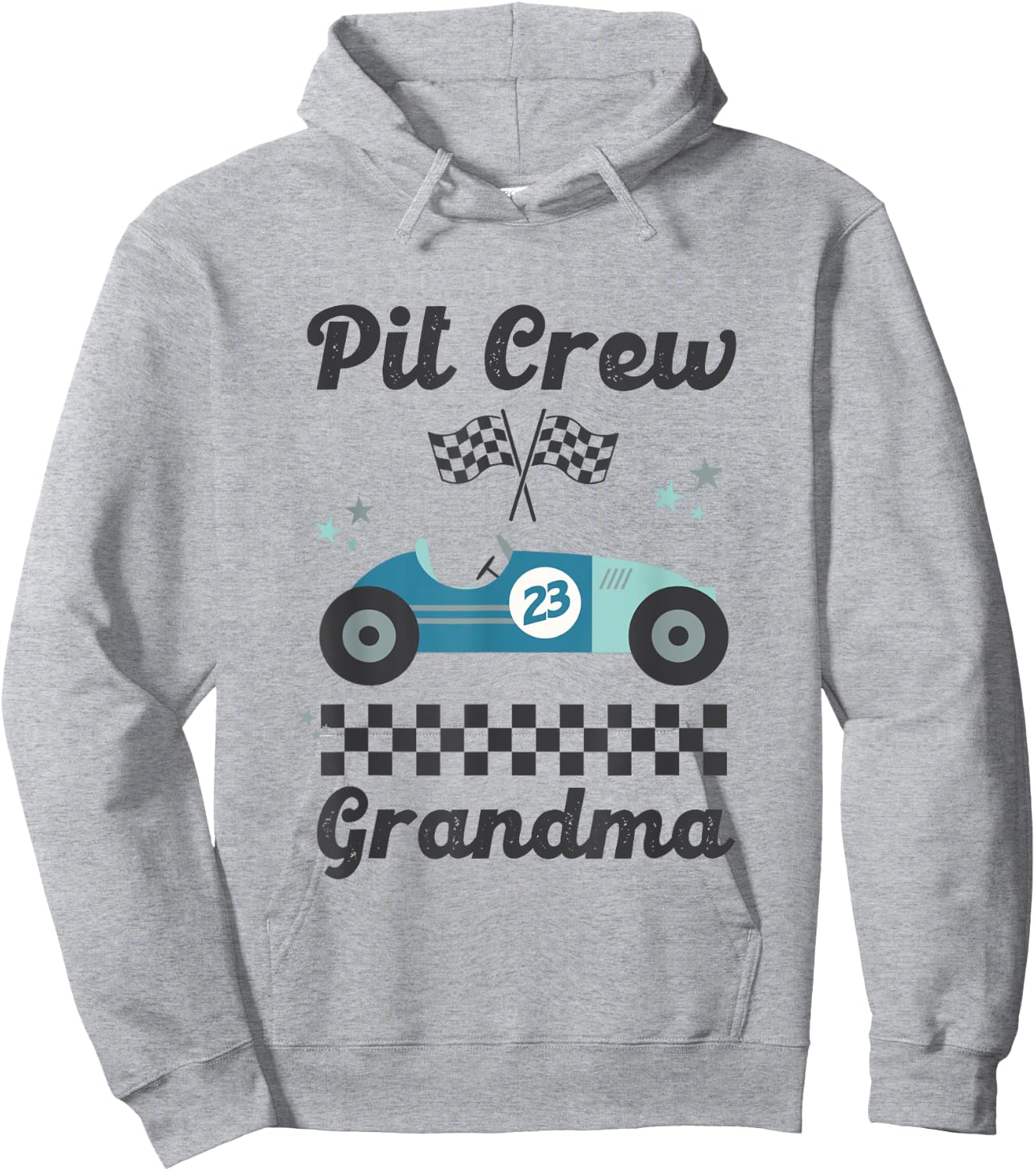 Pit Crew- Grandma Hoodie - Hoodie | Ash