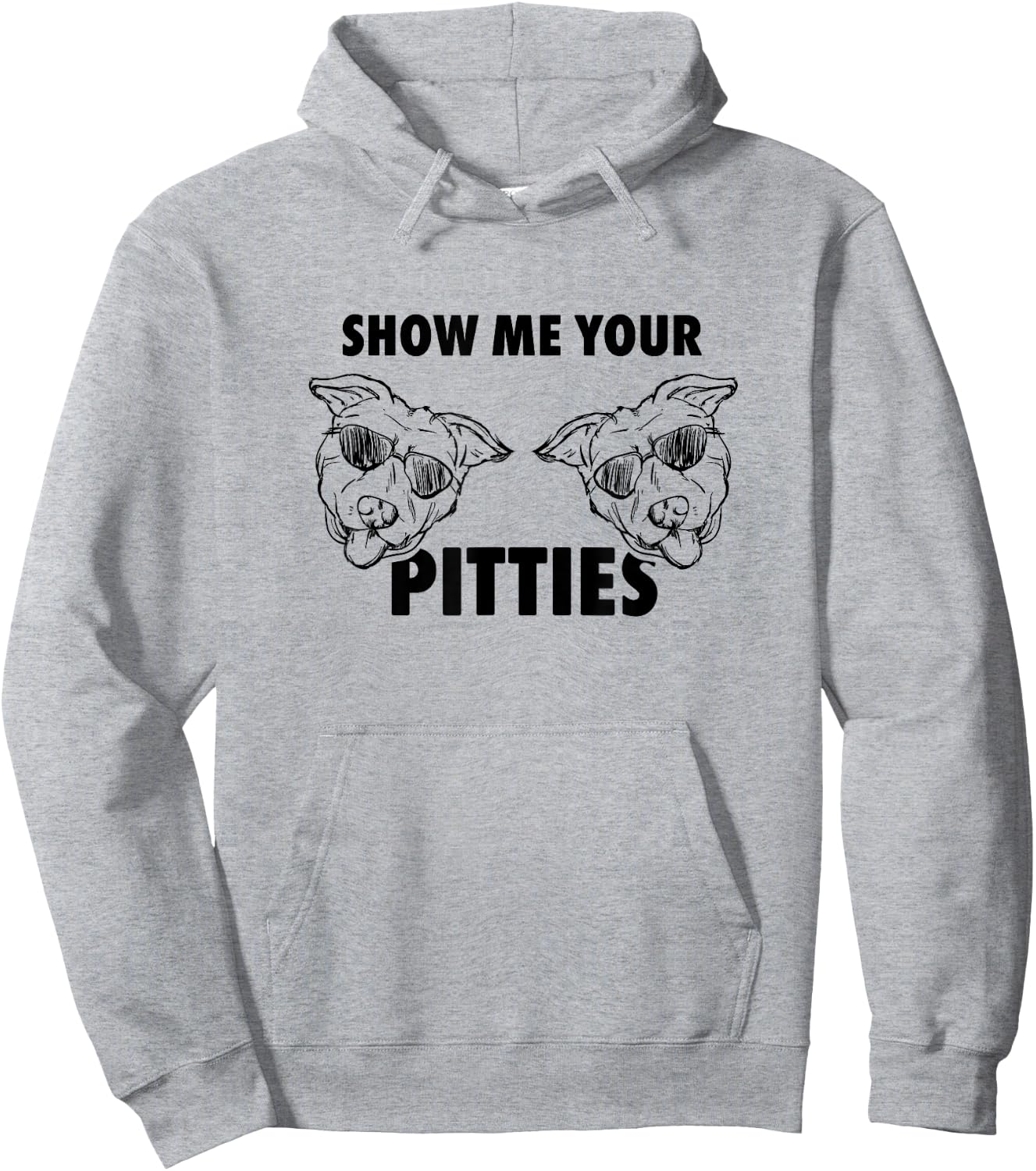 Show Me Your Pitties Shirt Funny Pit Bull T Shirt Hoodie - Hoodie | Ash