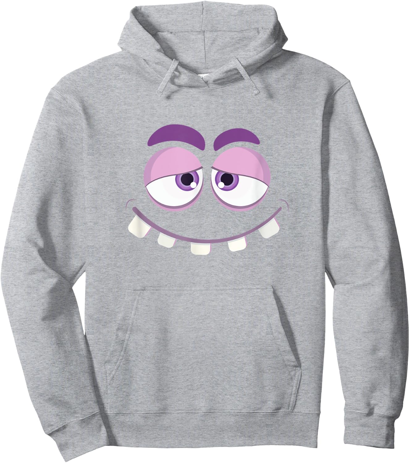 Monster Face Eyes Halloween Cute Costume Funny Kids Hoodie - Hoodie | Ash