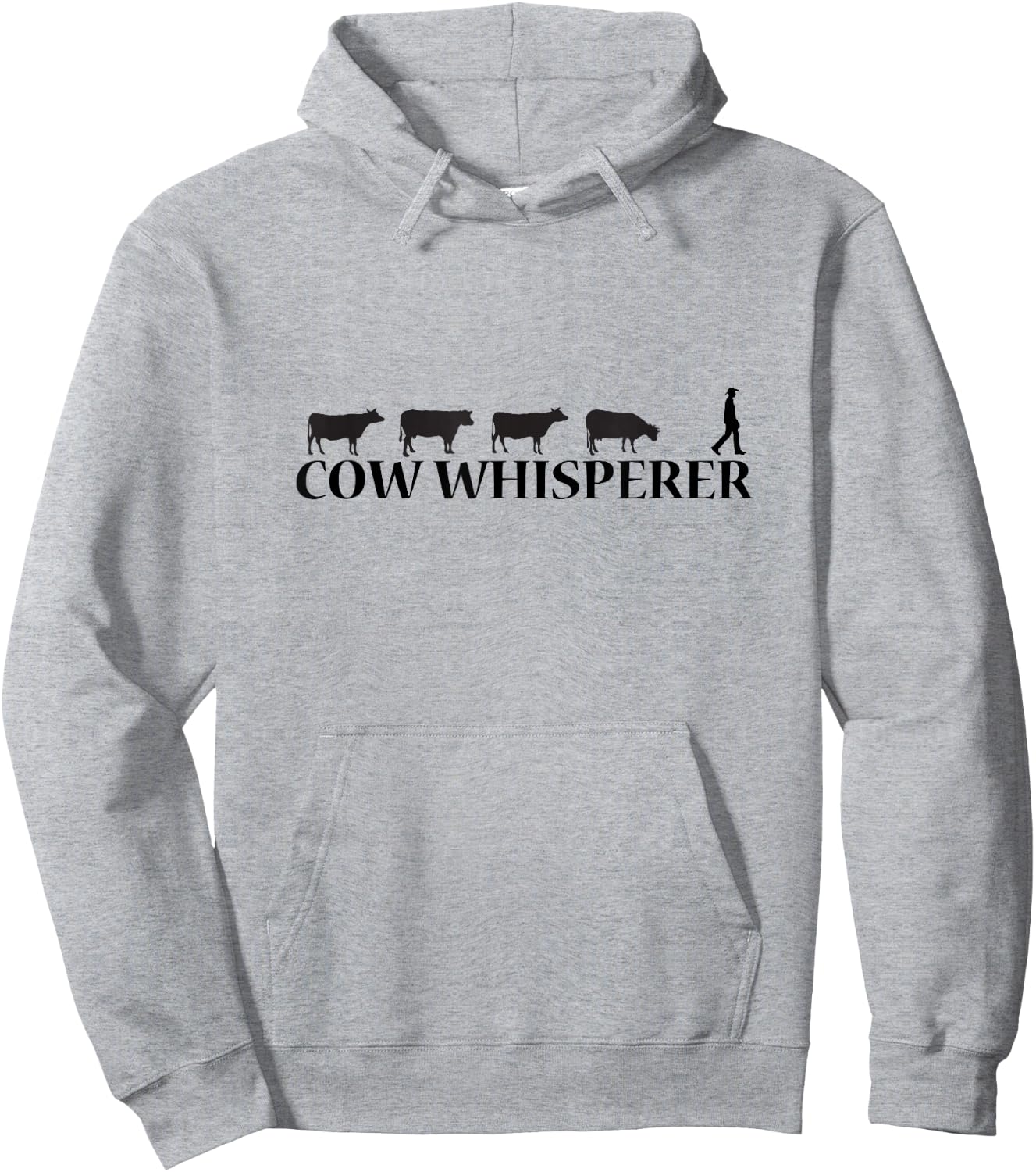 Cow whisperer farmer Hoodie - Hoodie | Ash