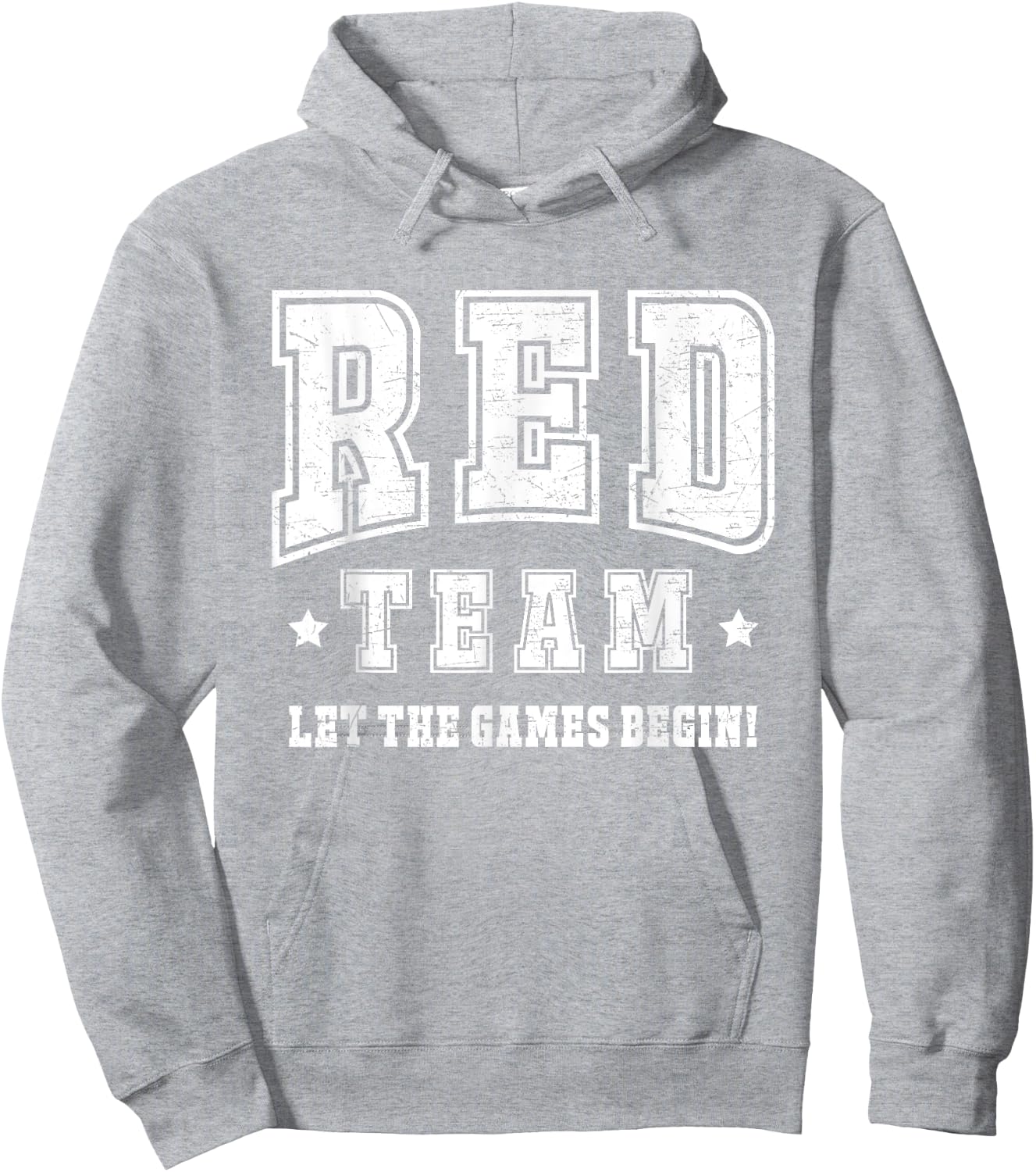 Red Team Let The Games Begin 2025 Field Day Spirit Squad Hoodie - Hoodie | Ash