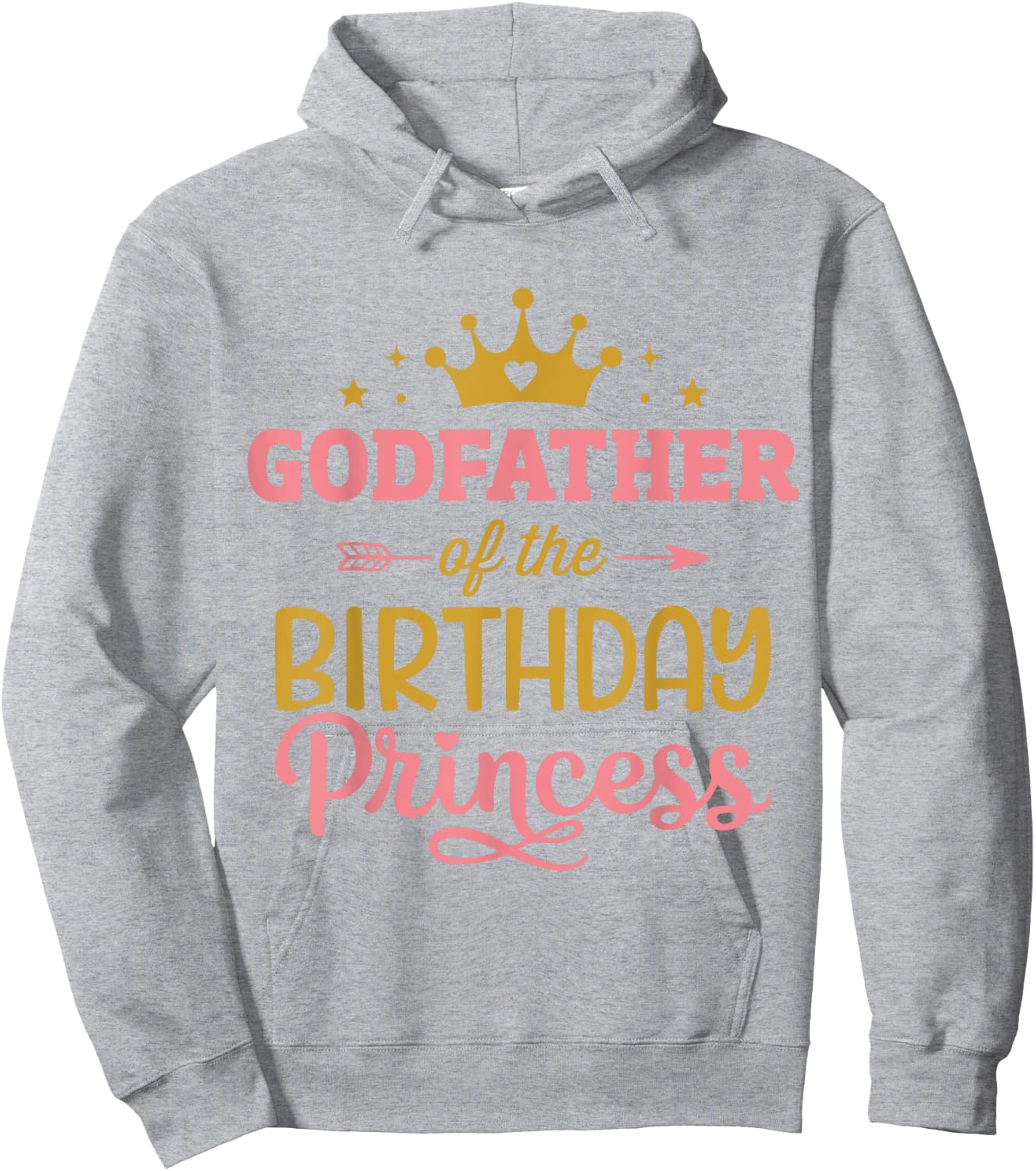 Godfather of birthday princess girl matching family party Hoodie - Hoodie | Ash