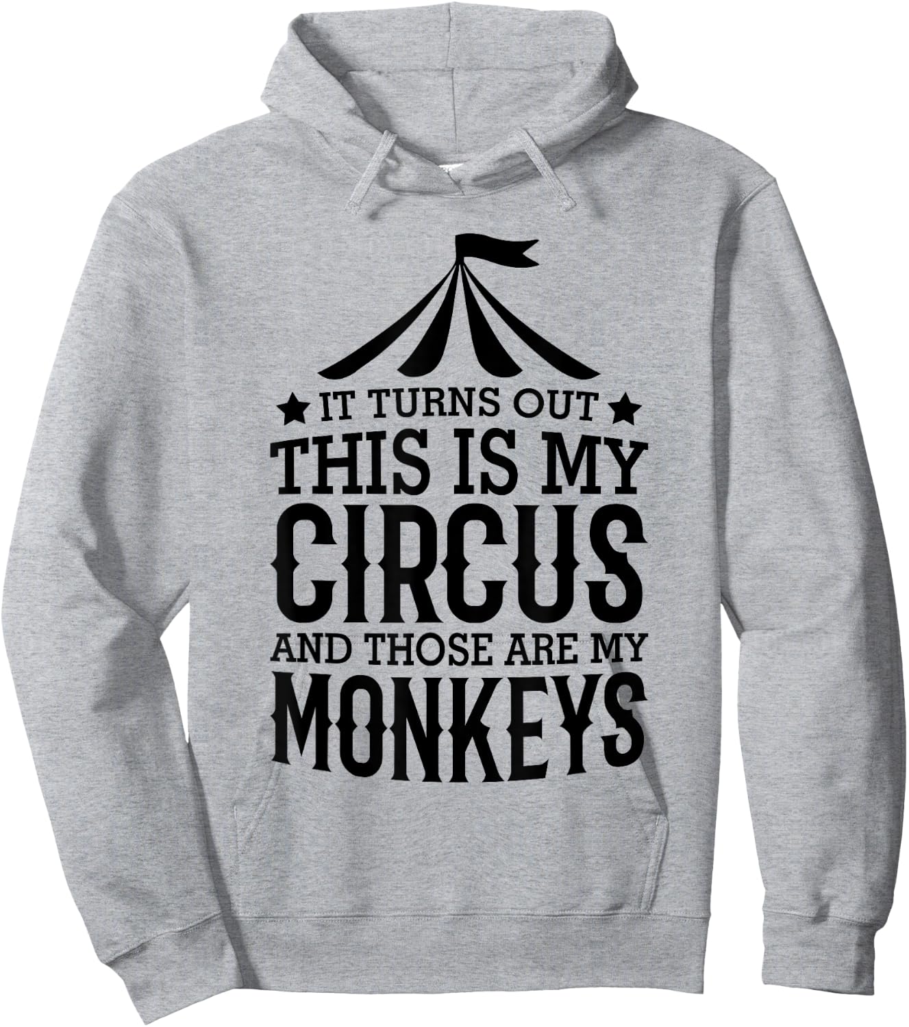 It Turns Out This Is My Circus And Those Are My Monkeys Hoodie - Hoodie | Ash