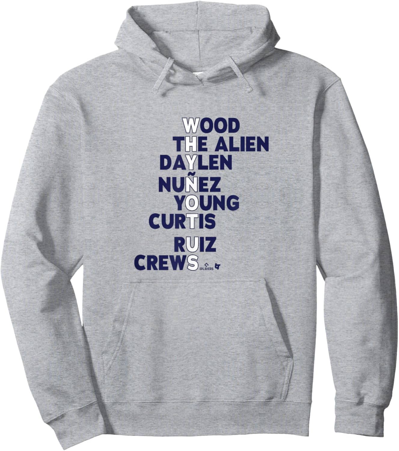 Why Not Us - Washington Baseball Names Hoodie - Hoodie | Ash