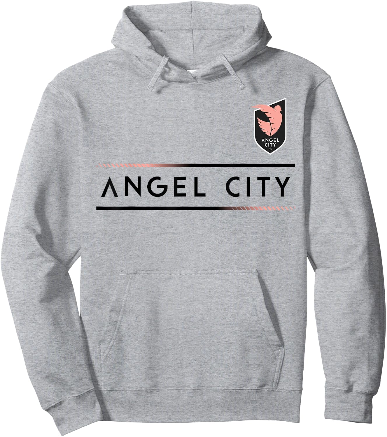 Officially Licensed Angel City FC NWSL Soccer Apparel Hoodie - Hoodie | Ash