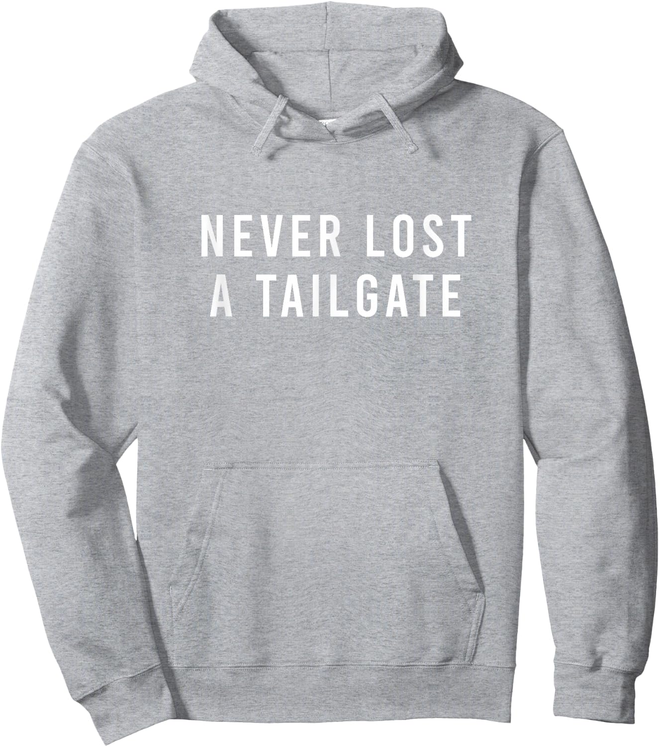 Never Lost A Tailgate Orange White Hoodie - Hoodie | Ash