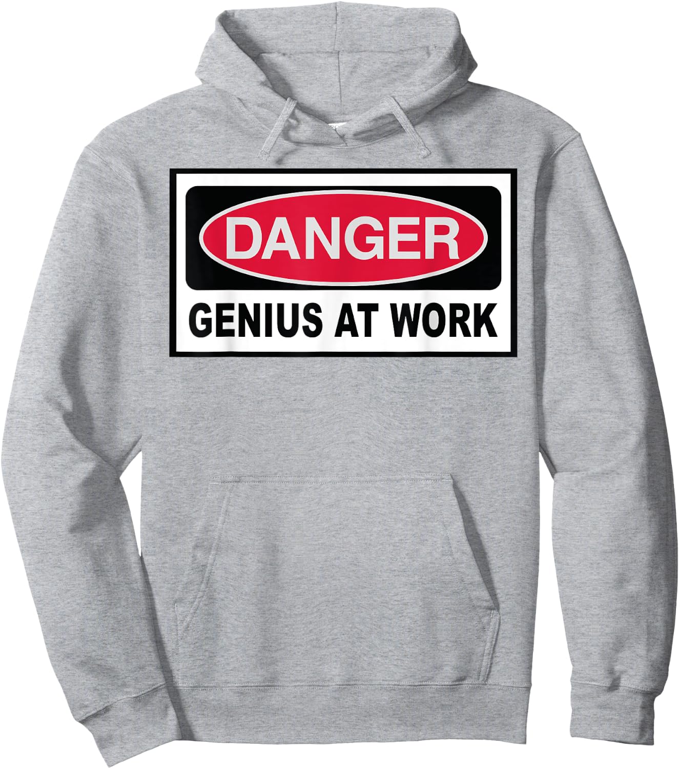Danger - Genius at Work Hoodie - Hoodie | Ash