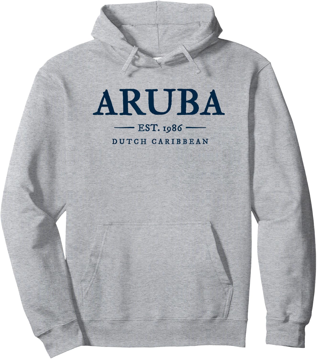 Aruba Throwback Letter Cruise Vacation Souvenir Hoodie - Hoodie | Ash
