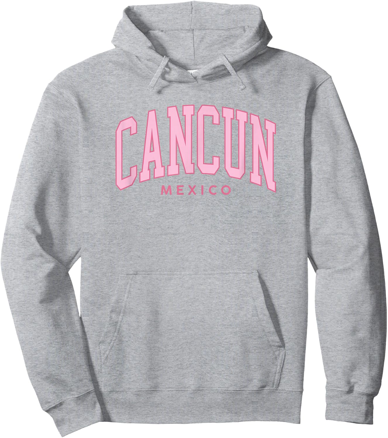 Cancun Mexico Cruise Retro Pink Preppy Throwback Hoodie - Hoodie | Ash