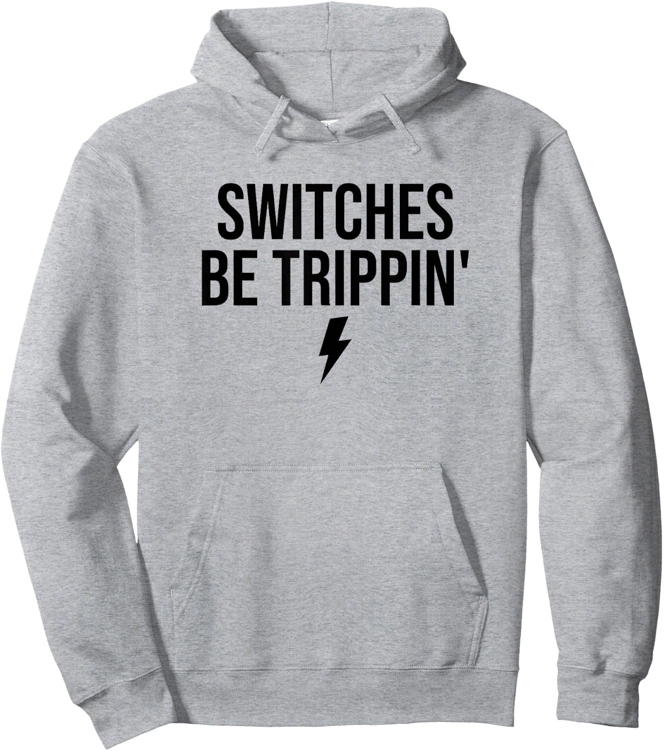 Switches Be Trippin' Funny Fathers Day Electrician Fuse Box Hoodie - Hoodie | Ash
