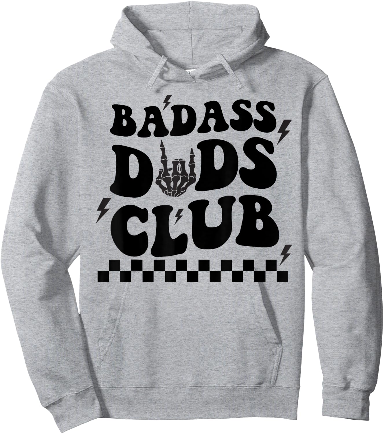 Badass Dads Clubs, Cool Dad Club, Funny Fathers Day Hoodie - Hoodie | Ash