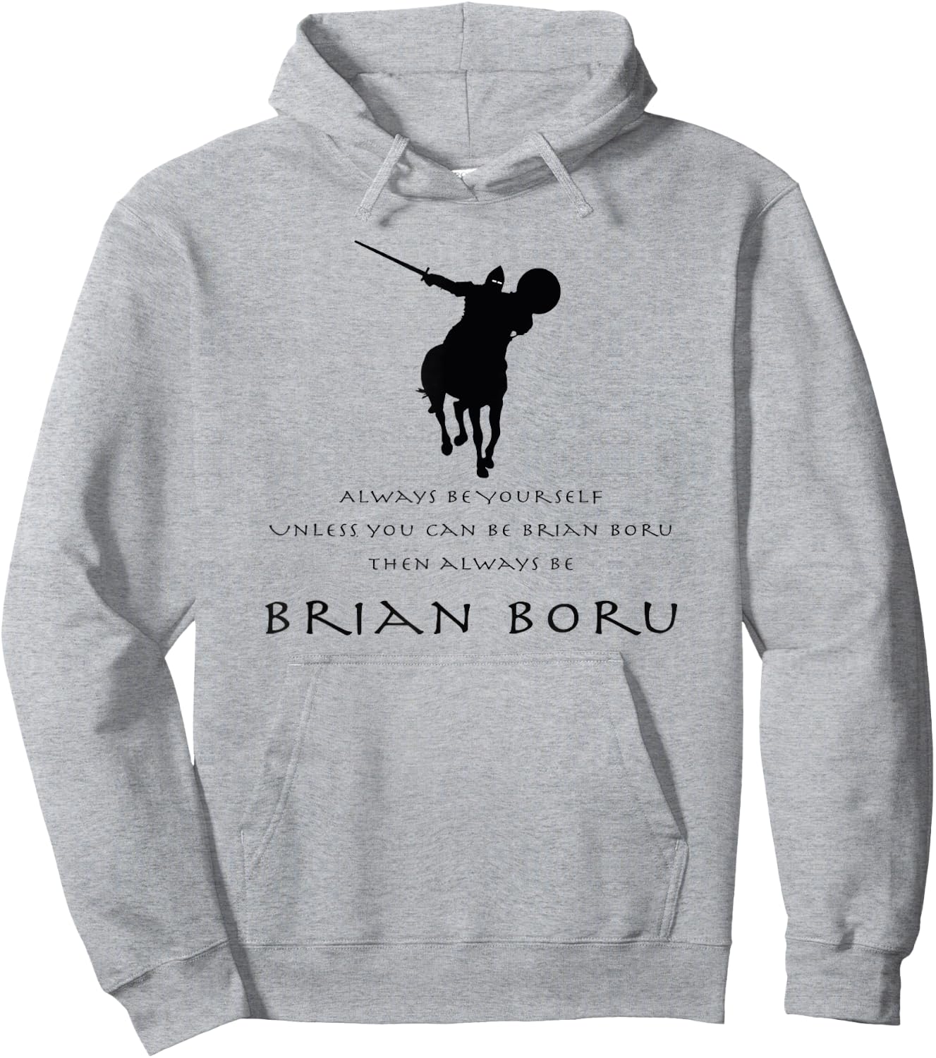 Brian Boru Hoodie - Hoodie | Ash