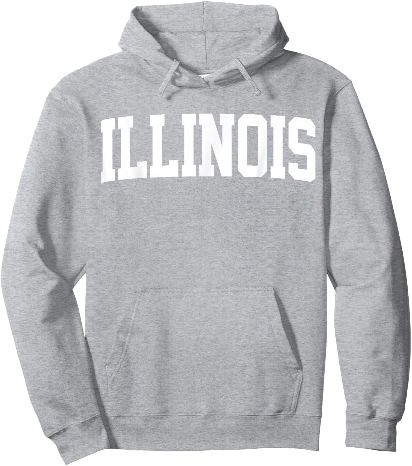 Retro Illinois Vintage Illinois Orange Throwback IL Hoodie - Hoodie | Ash