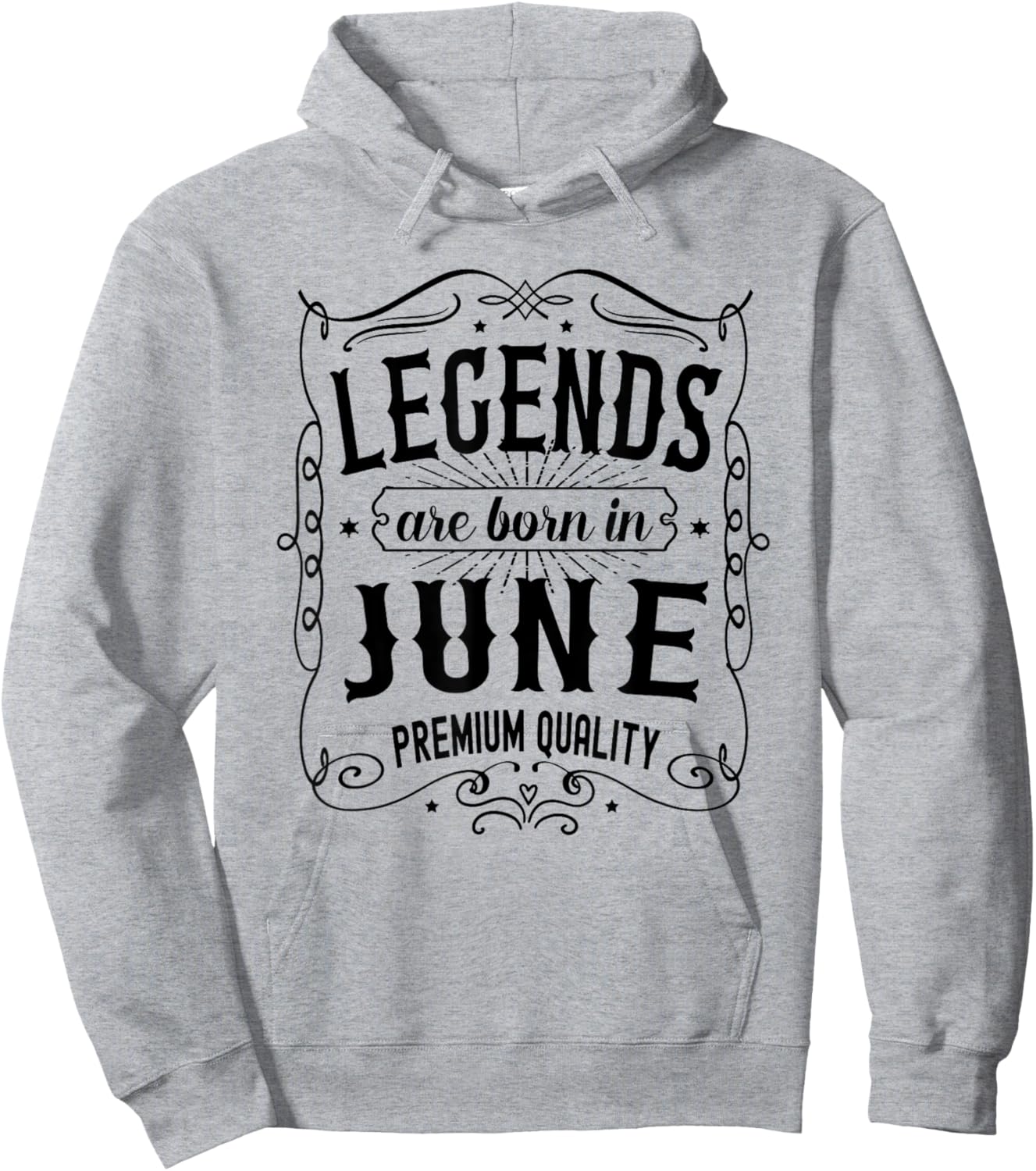 June Birthday, Legends Are Born In June Birthday Hoodie - Hoodie | Ash