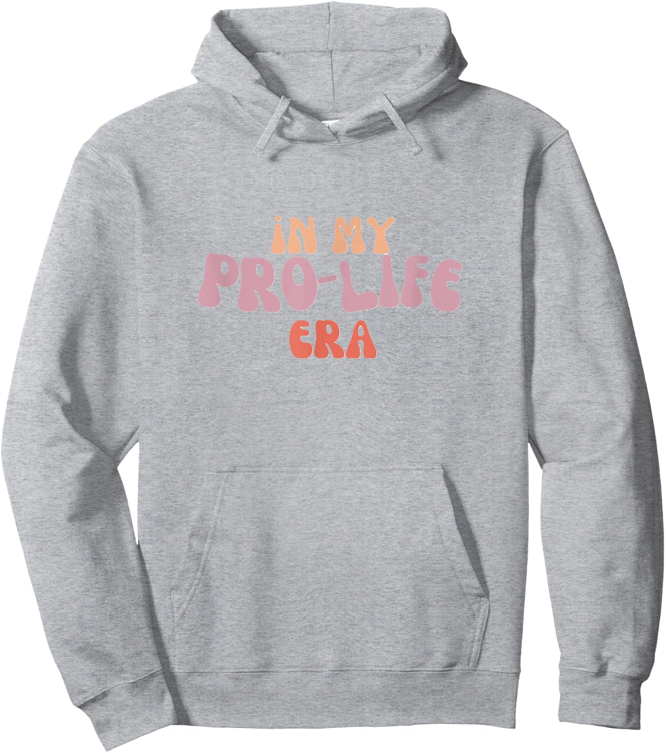 Pro-life Era Retro | In my Pro-life Era Hoodie - Hoodie | Ash