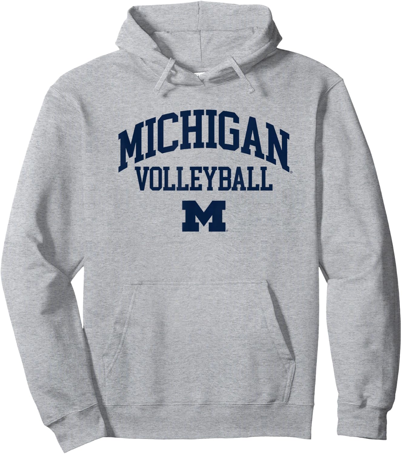 University of Michigan Wolverines U of M Volleyball Hoodie - Hoodie | Ash