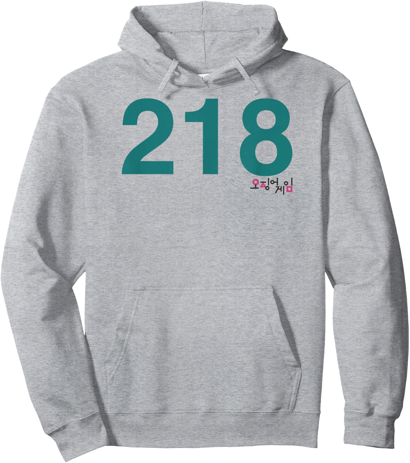 Squid Game Player 218 Costume Hoodie - Hoodie | Ash