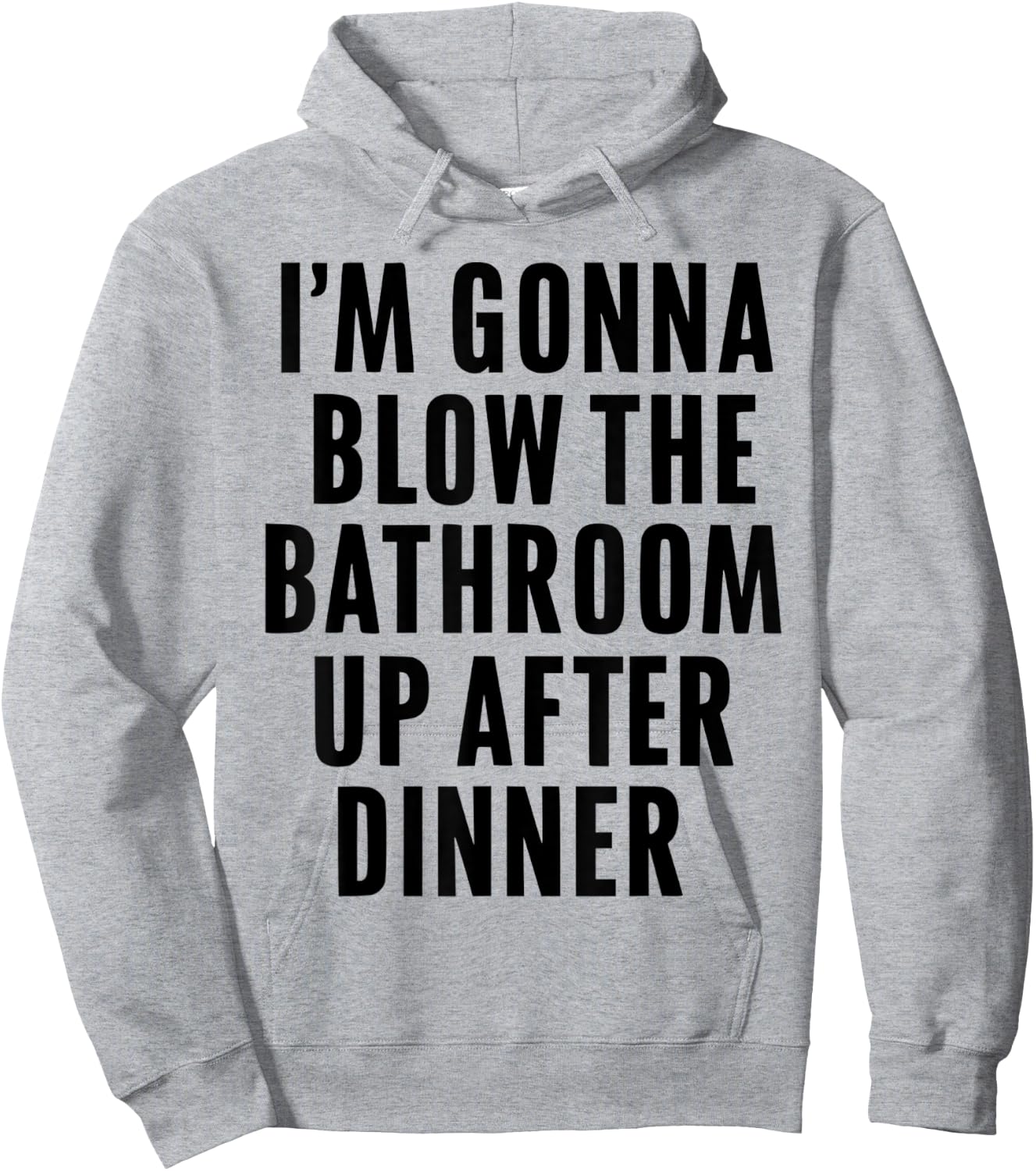 Funny Blow the Bathroom Adult Humor Inappropriate Offensive Hoodie - Hoodie | Ash