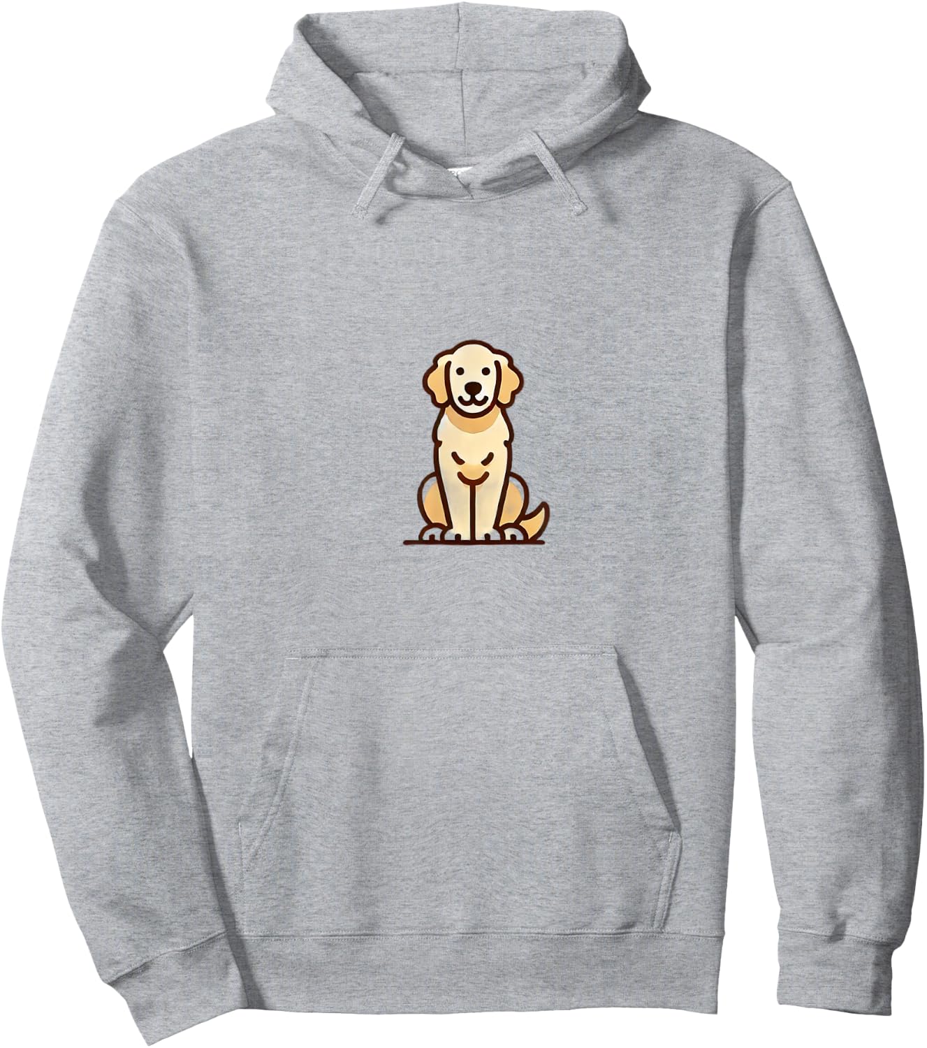 Golden Retriever Hoodie - Hoodie | Ash