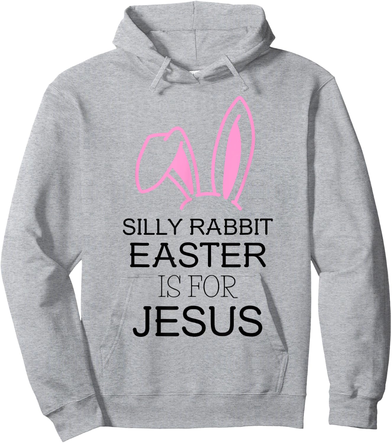 Sunday School Teacher Silly Rabbit Easter is for Jesus Women Kids Hoodie - Hoodie | Ash