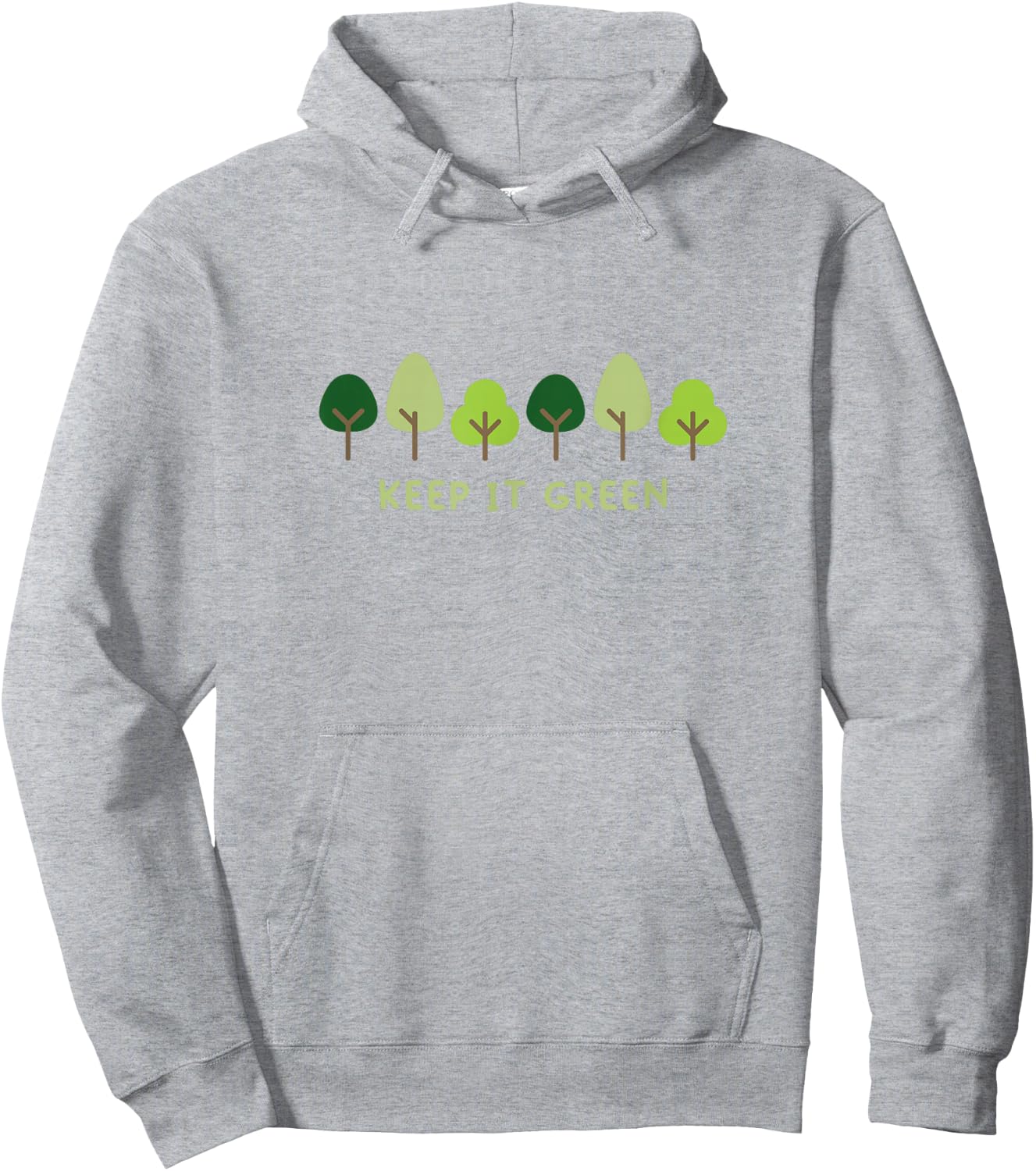 Cute Earth Day Keep It Green Plant Trees Environment Science Hoodie - Hoodie | Ash