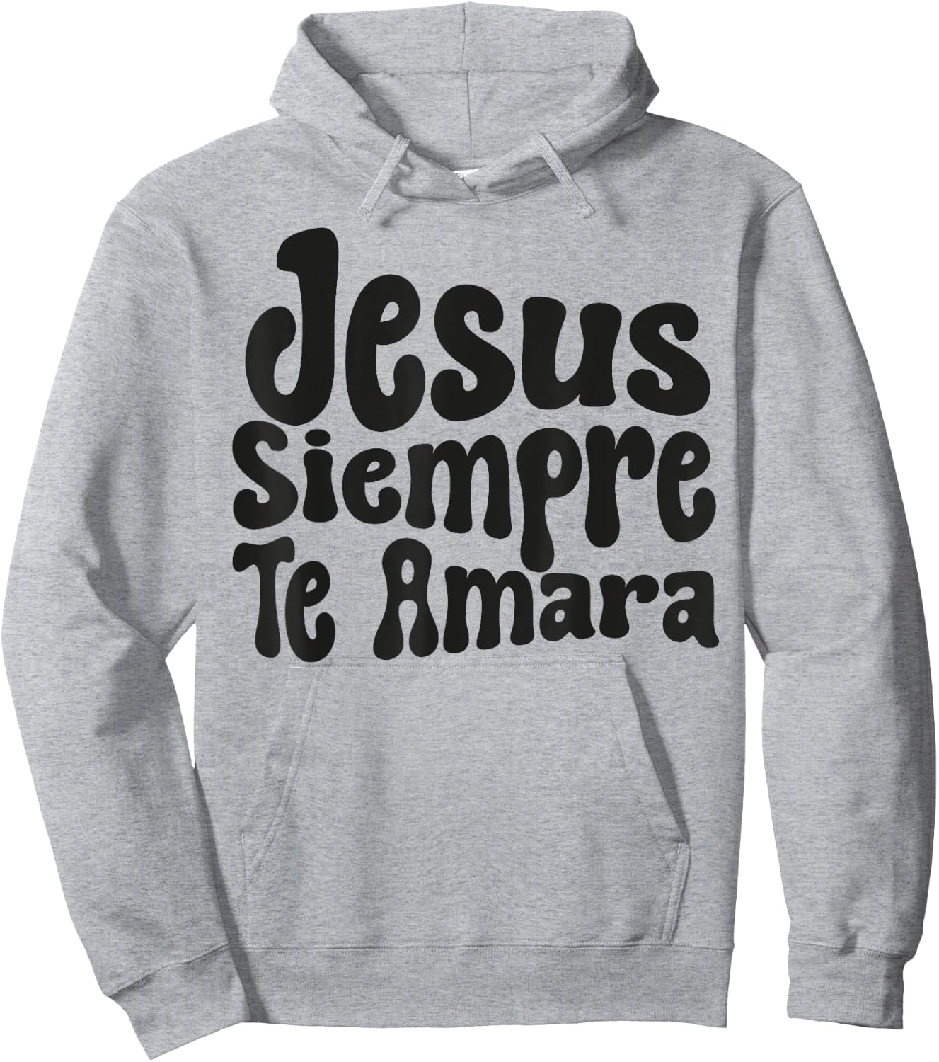 Camiseta cristiana en espanol Hombre Mujer Spanish Christian Hoodie - Hoodie | Ash