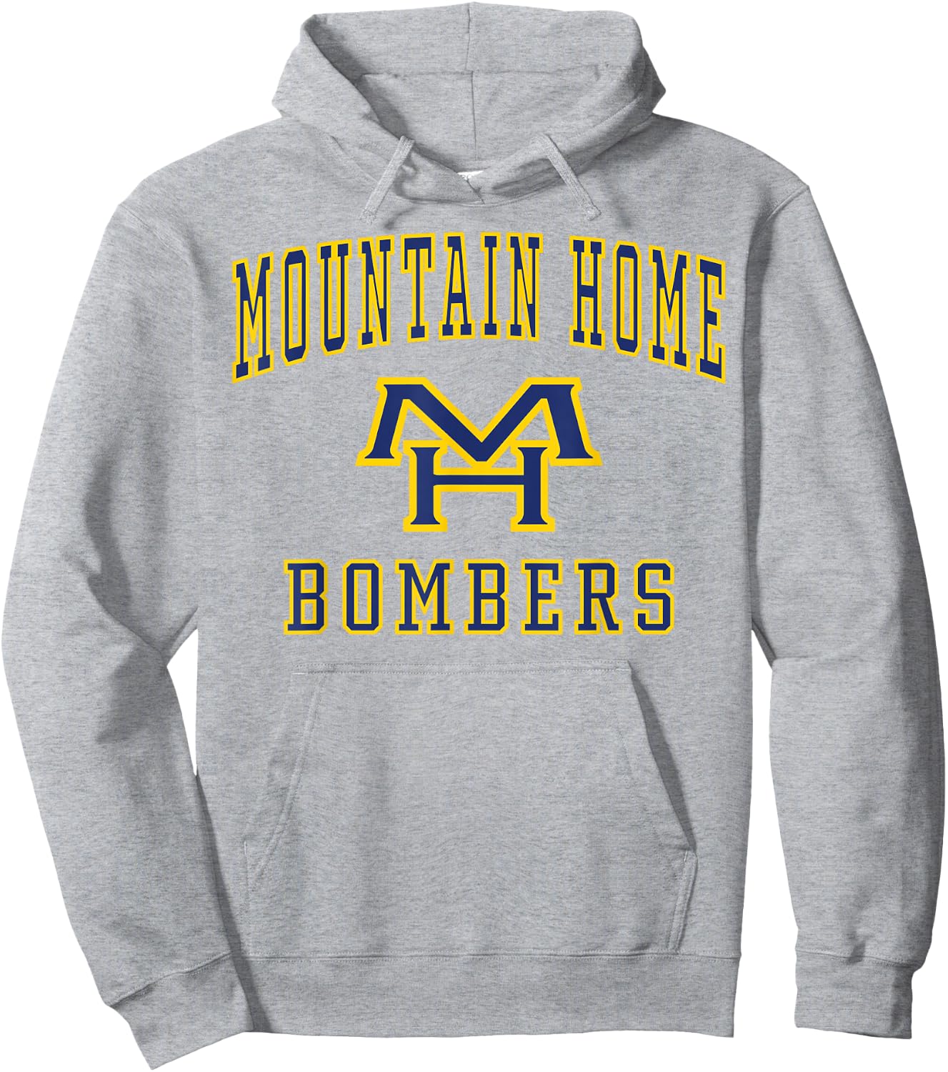 Mountain Home High School Bombers C1 Hoodie - Hoodie | Ash