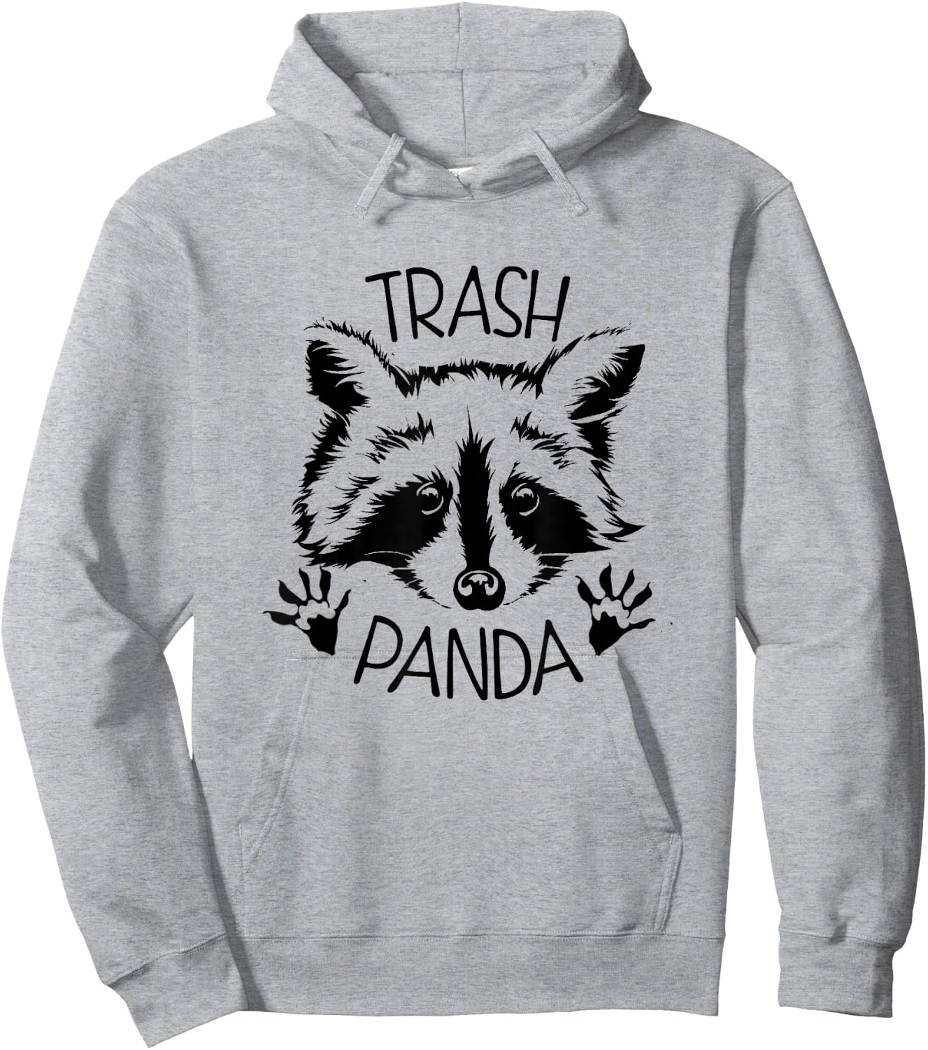 Raccoon Lover : Trash Panda Raccoon Hoodie - Hoodie | Ash
