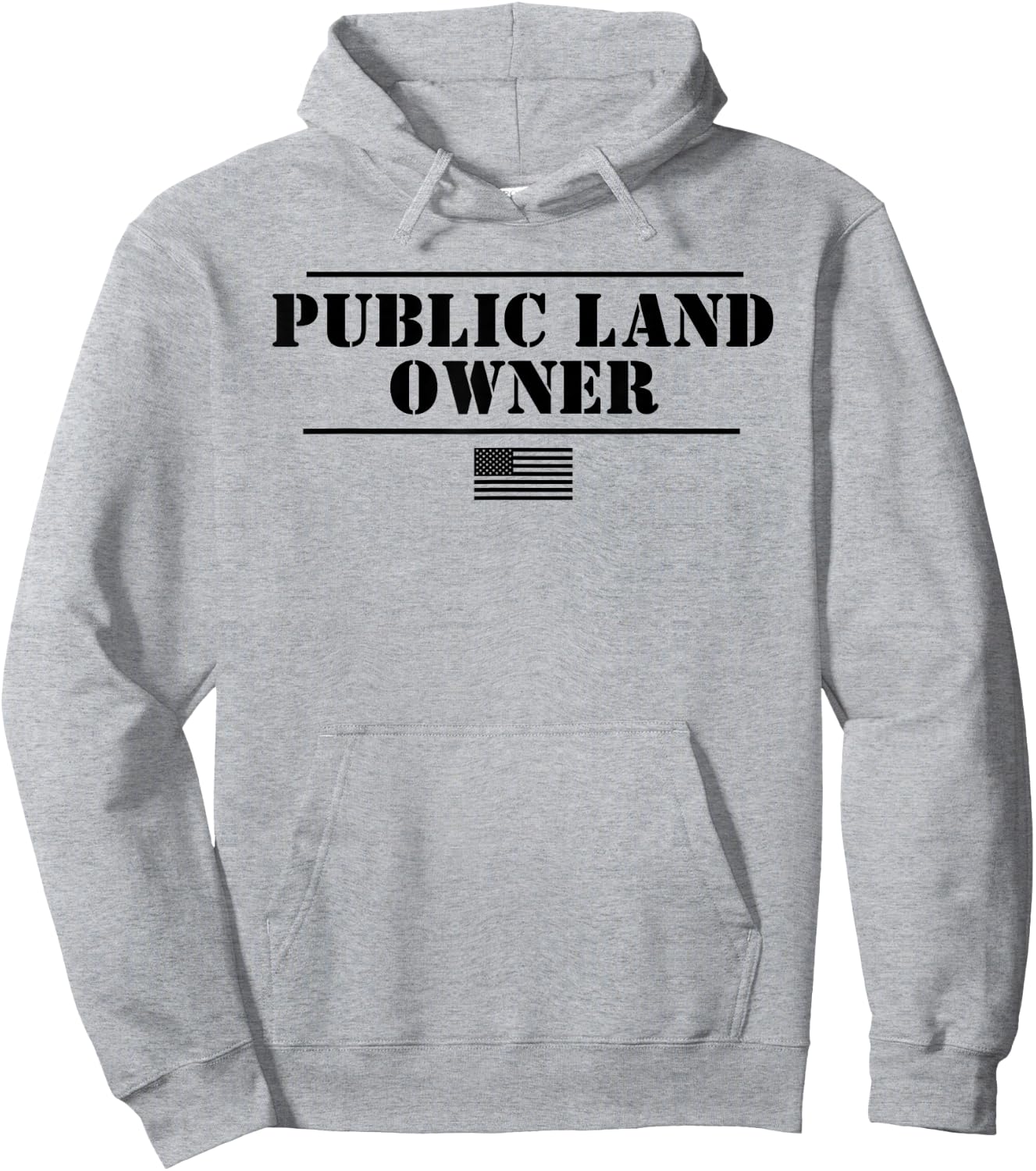 Public Land Owner Hoodie - Hoodie | Ash