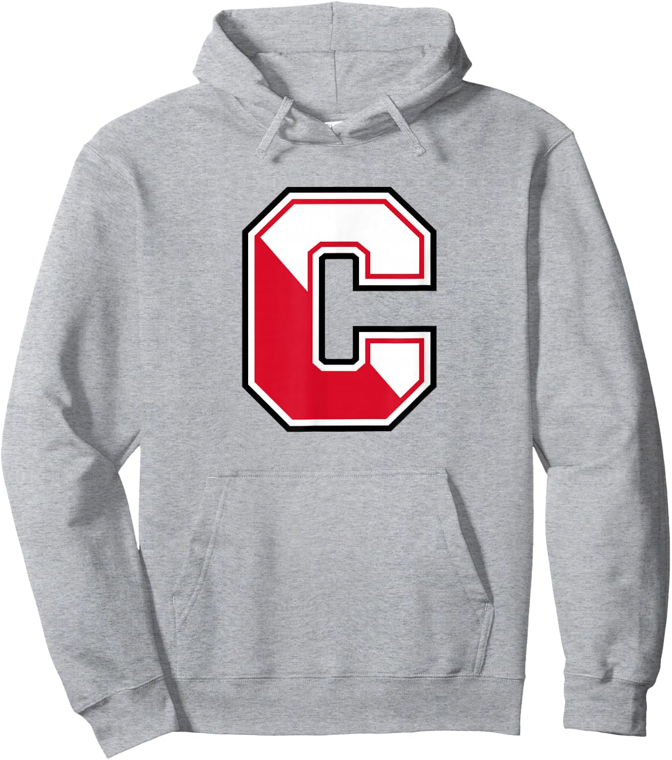 SUNY Cortland Red Dragons C Mark Hoodie - Hoodie | Ash