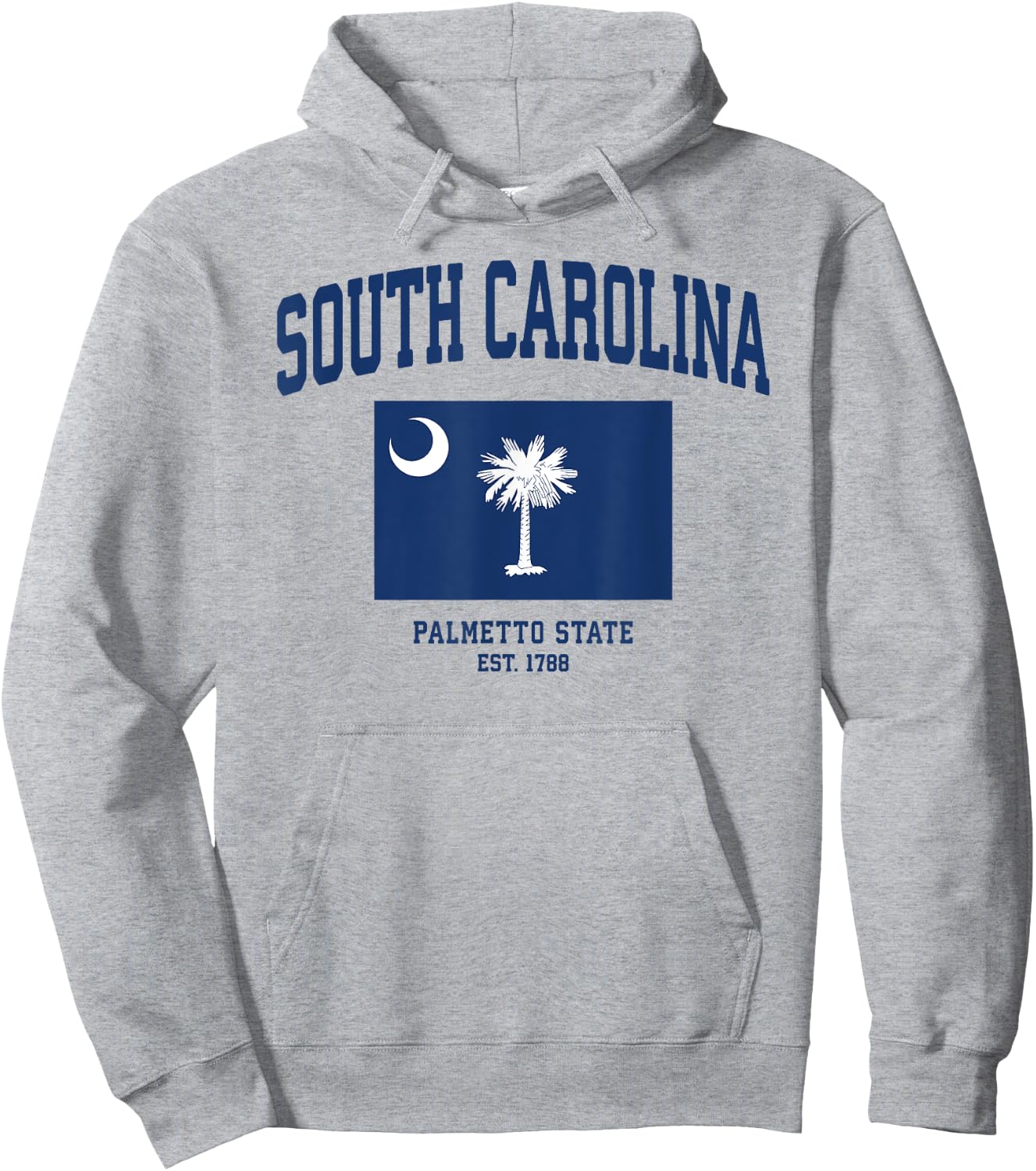 South Carolina State Flag Hoodie - Hoodie | Ash