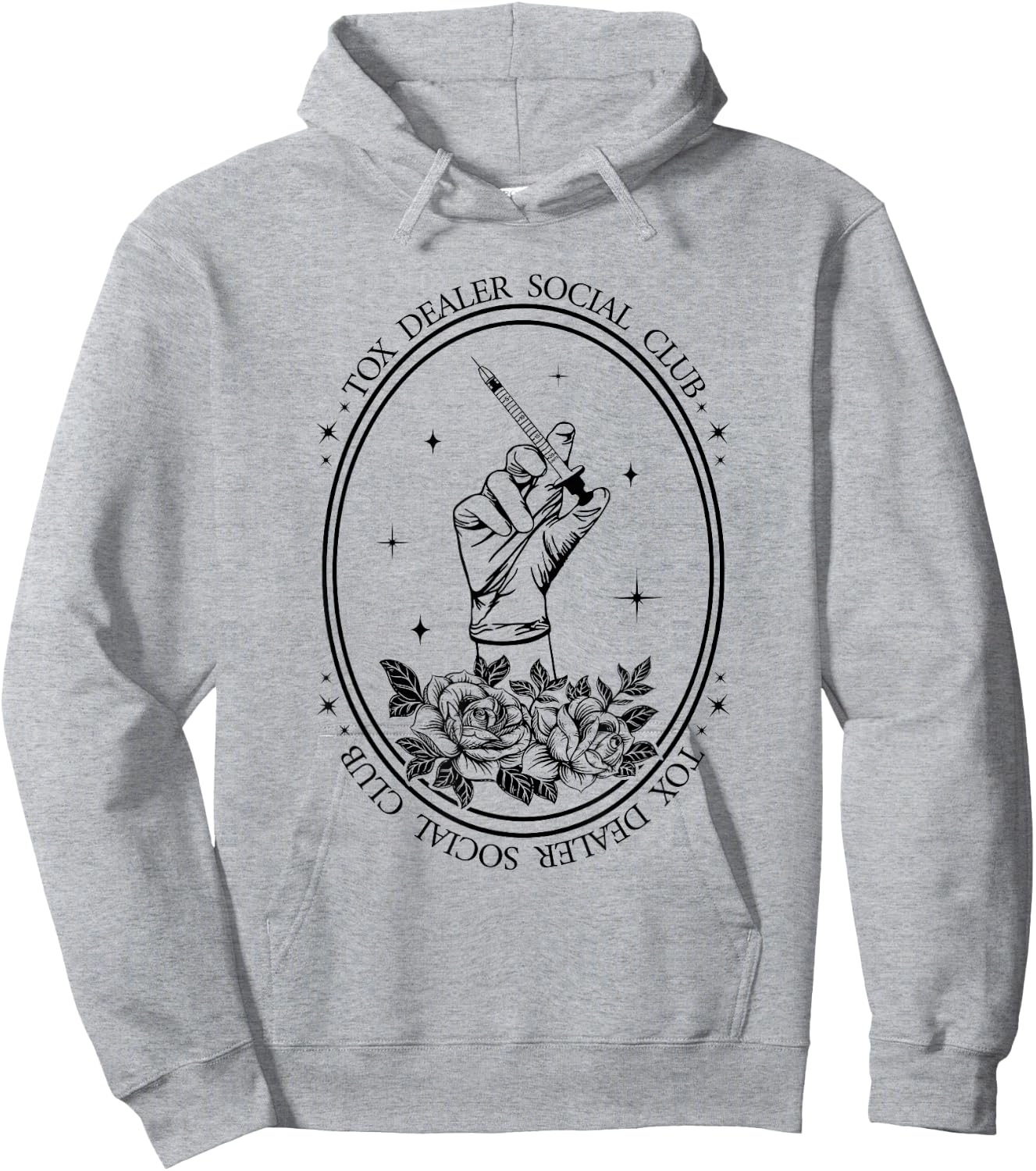 The Tox Dealer Social Club Aesthetic Nurse Injector Hoodie - Hoodie | Ash